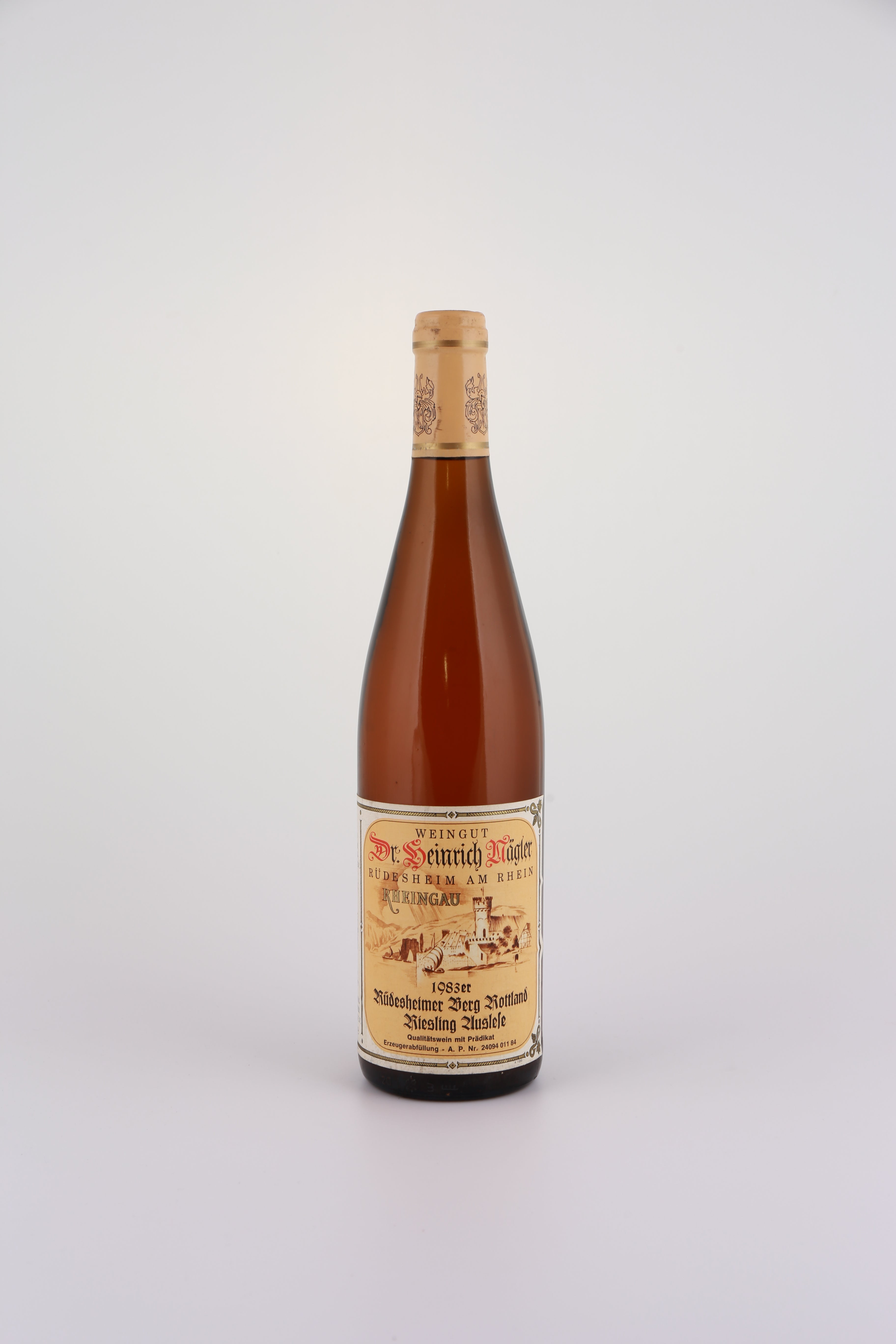 1983 Dr. Heinrich Nägler, Riesling, Rüdesheimer Berg Rottland, Auslese