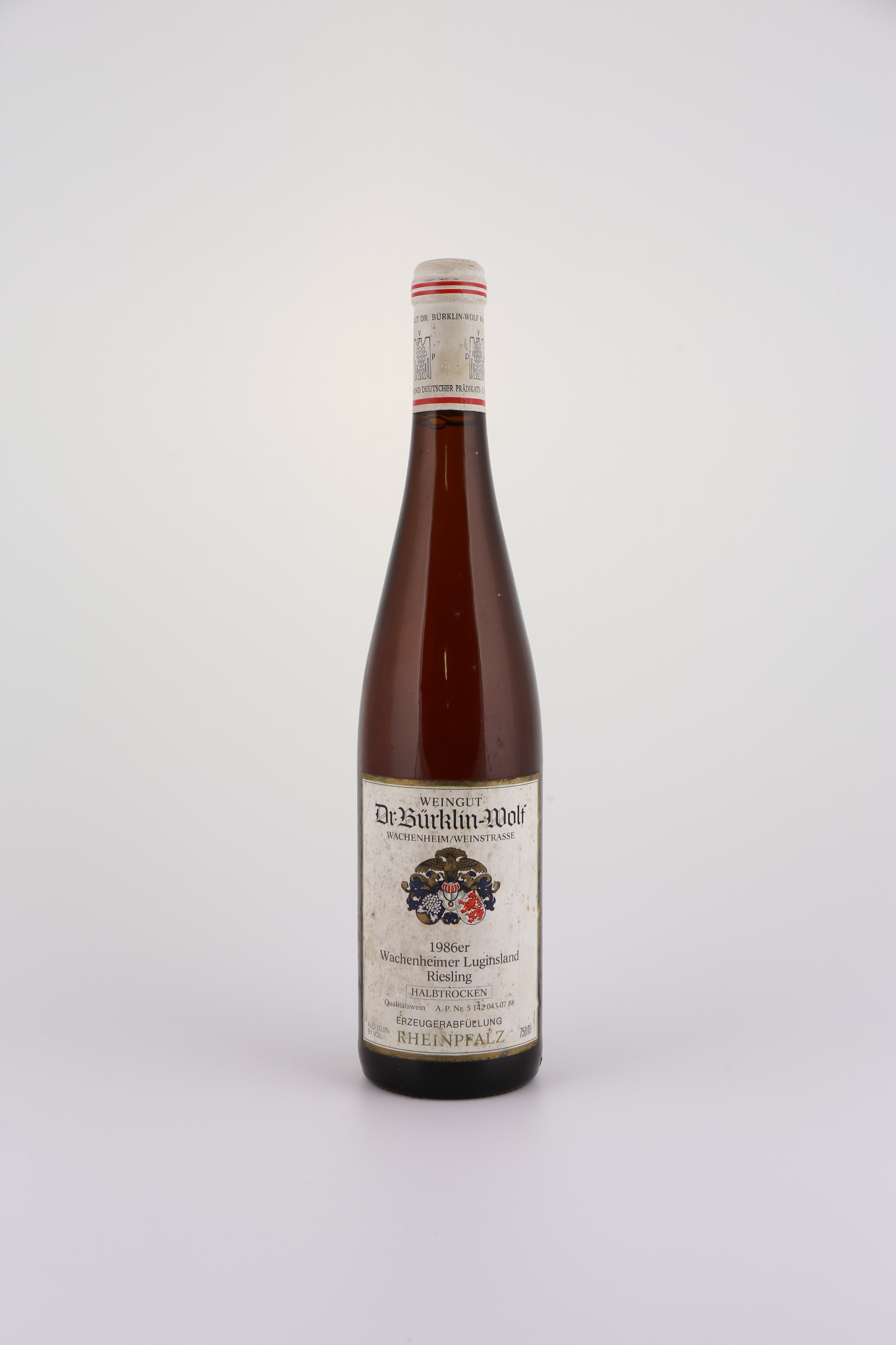 1986 Dr Bürklin Wolf, Riesling, Wachenheimer Luginsland, Qba