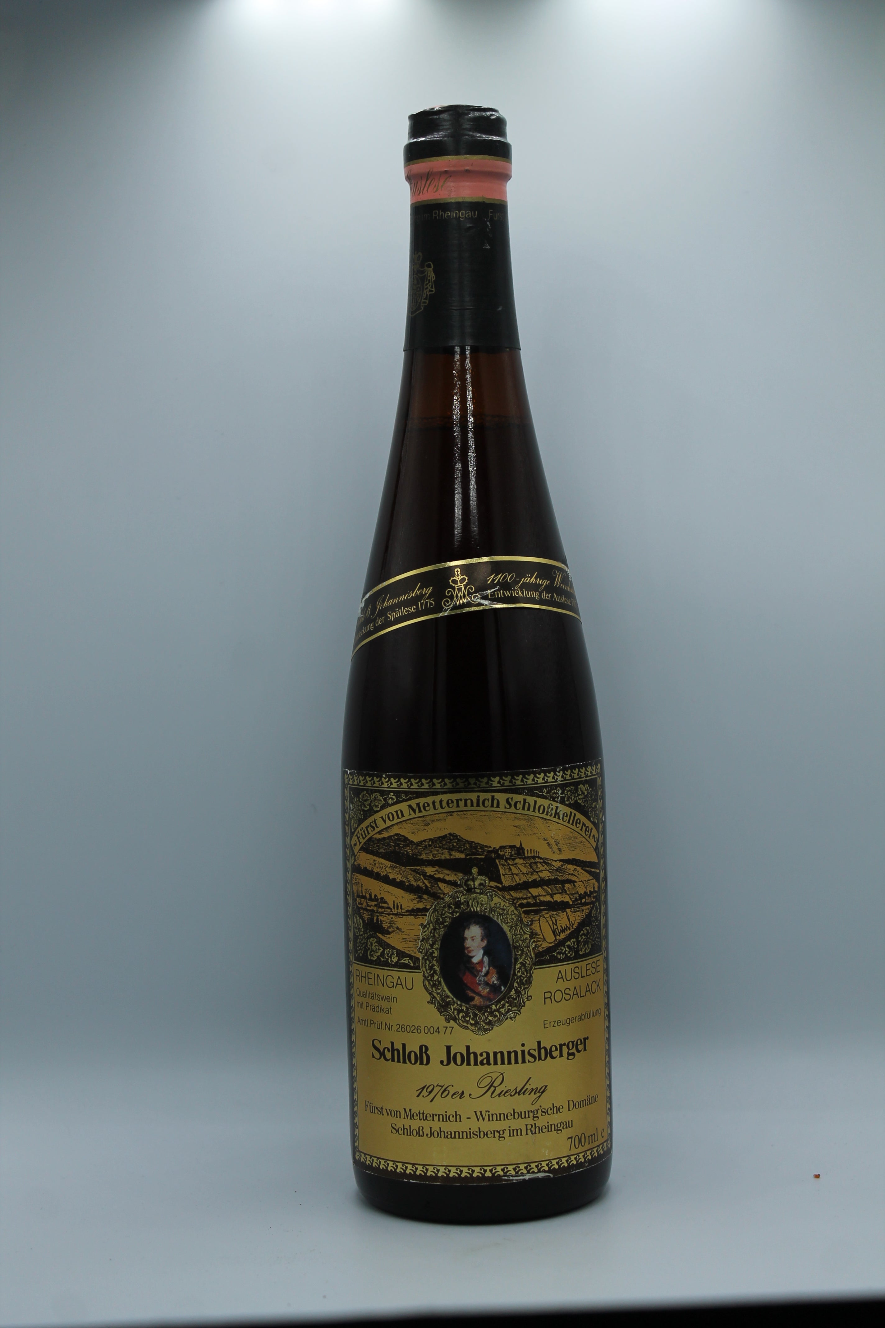 1976 Fürst Metternich Schlosskellerei, Riesling, Schloss Johannisberg, Auslese