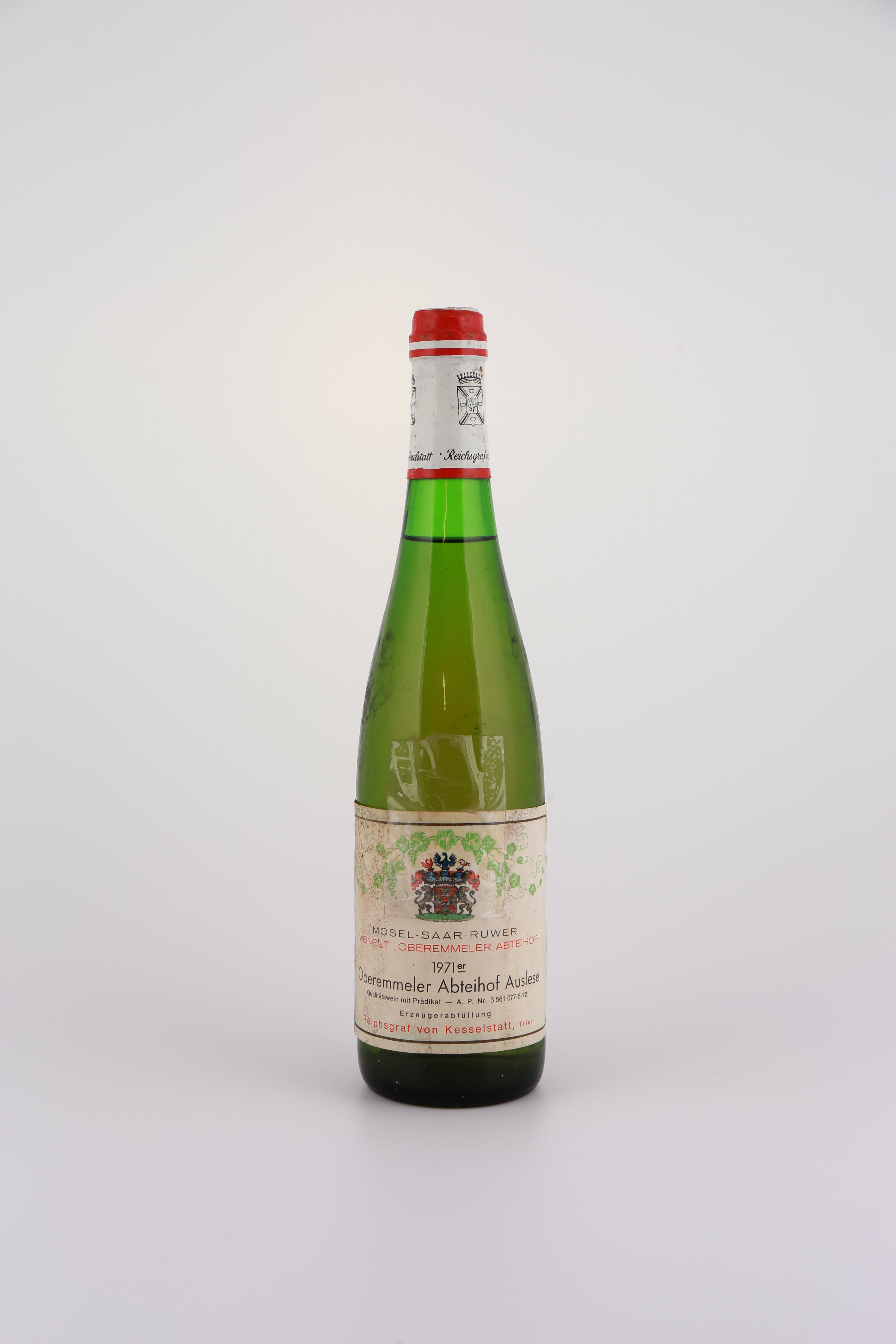 1971 Reichsgraf vom Kesselstatt, Riesling, Oberemmeler Abteihof, Auslese