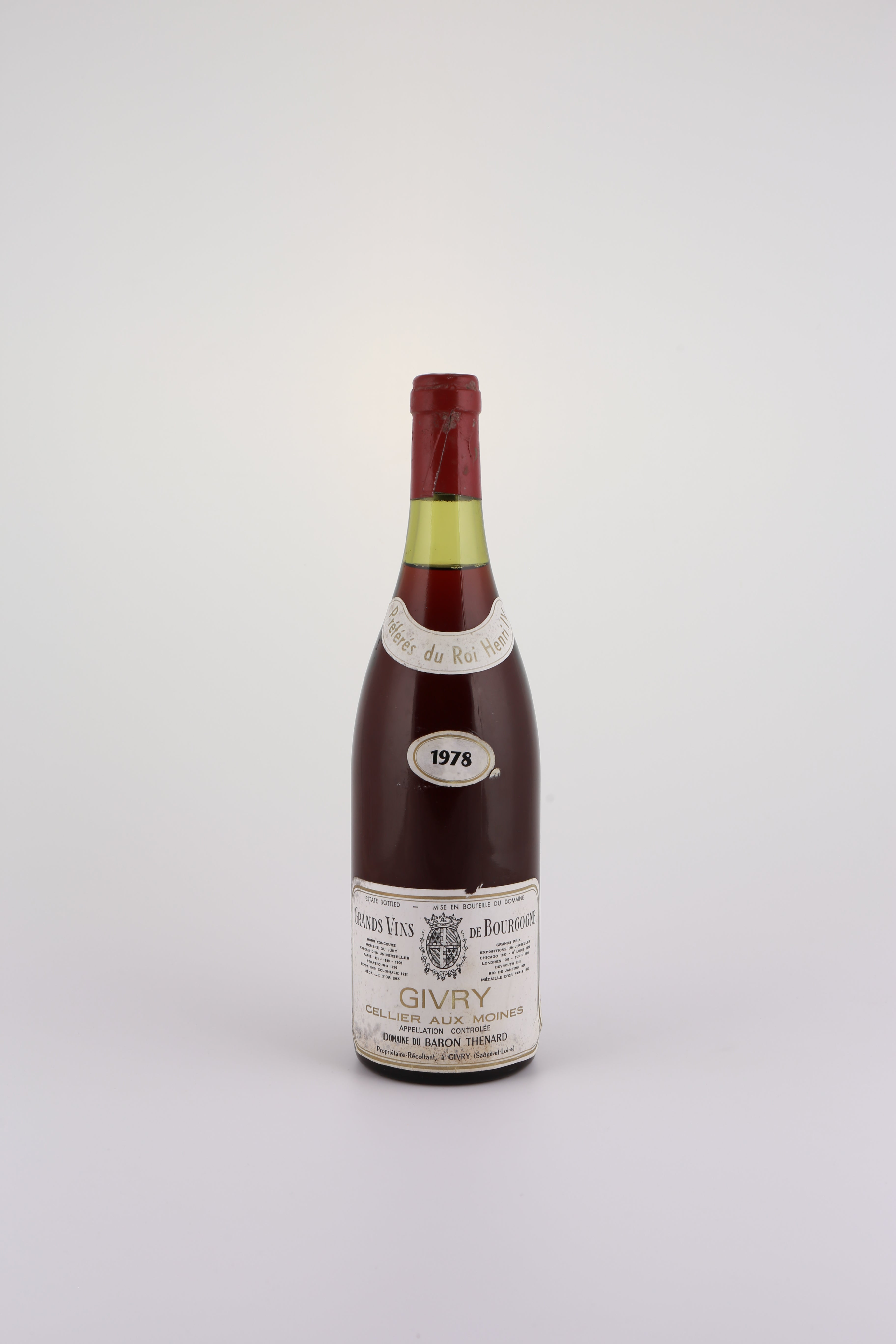 1978 Domaine Baron Thenard, Pinot Noir, Cellier aux Moines