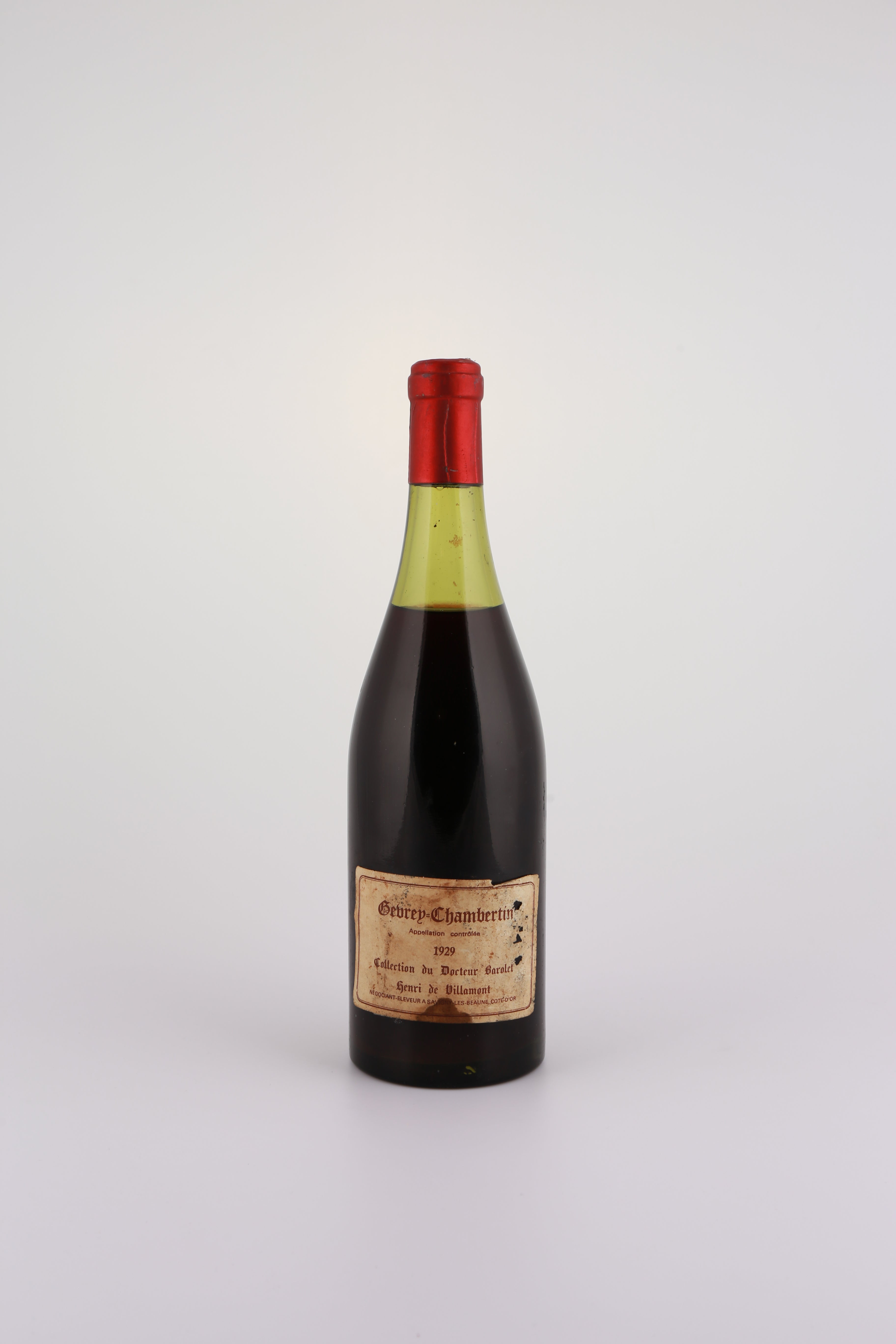 1929 Henri de Villamont, Pinot Noir