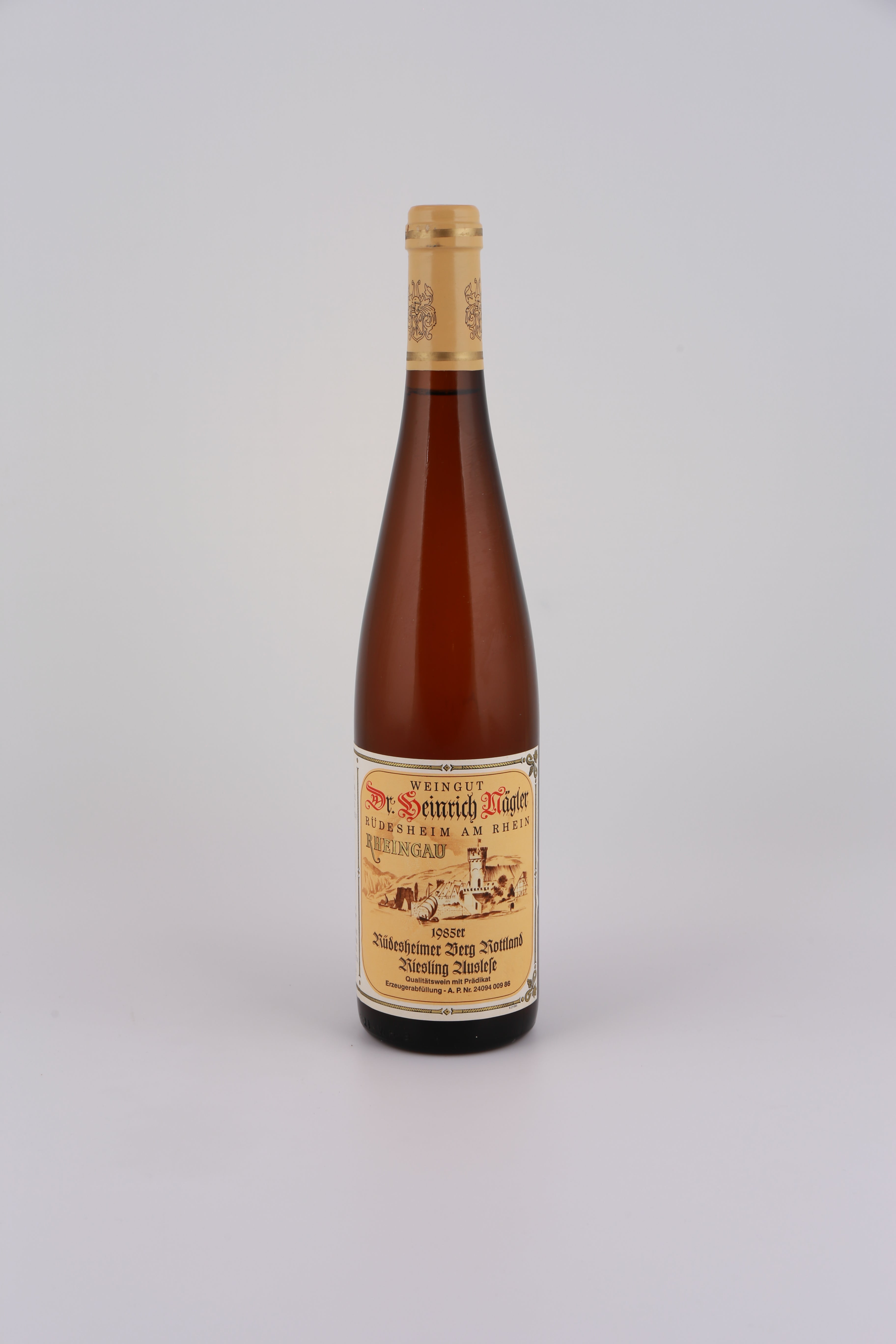 1985 Dr. Heinrich Nägler, Riesling, Rüdesheimer Berg Rottland, Auslese