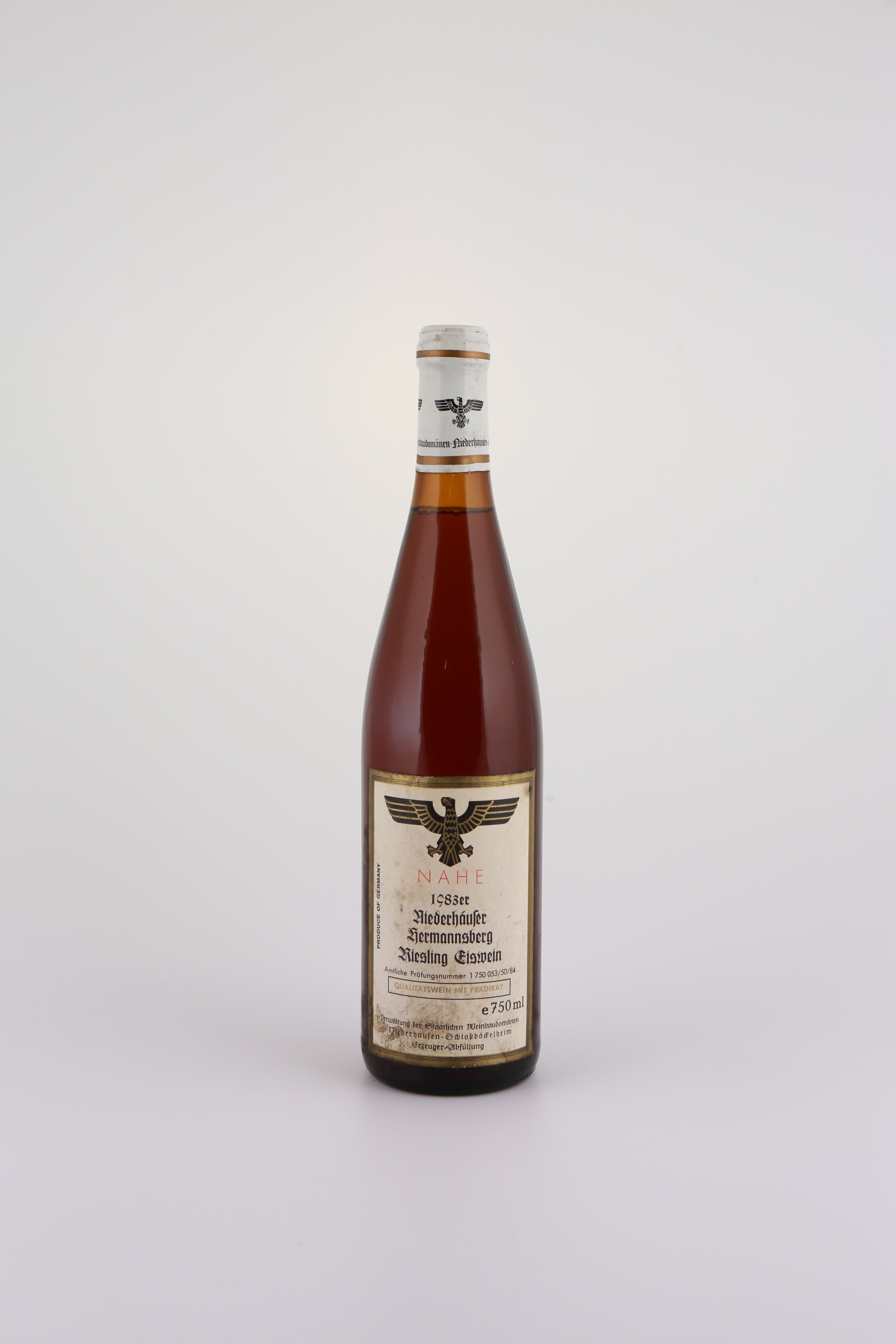 1983 Staatsweingut Niederhausen, Riesling, Niederhäuser Hermannsberg, Eiswein
