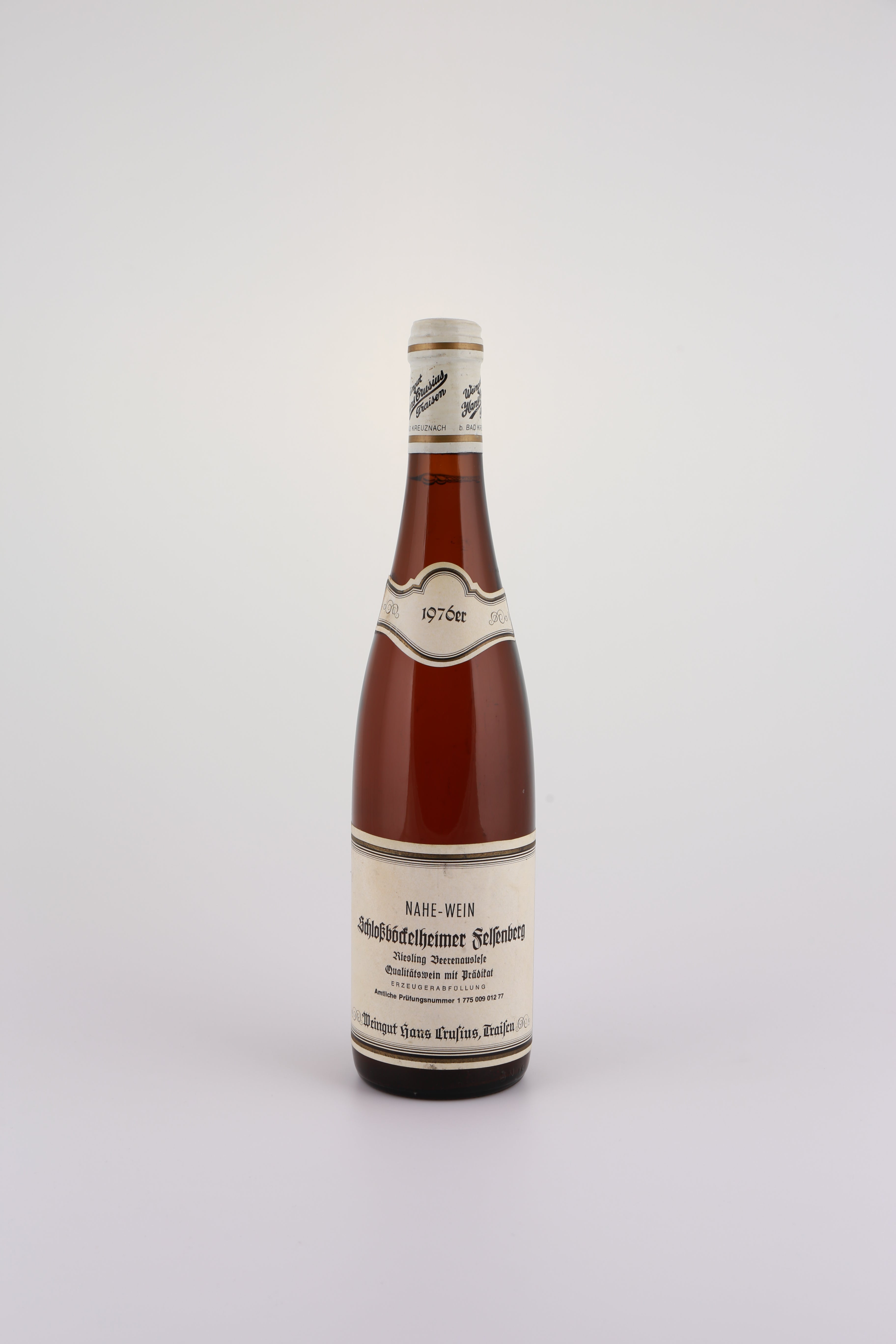 1976 Hans Crusius, Riesling, Schloss Böckelheimer Felsenberg, Beerenauslese