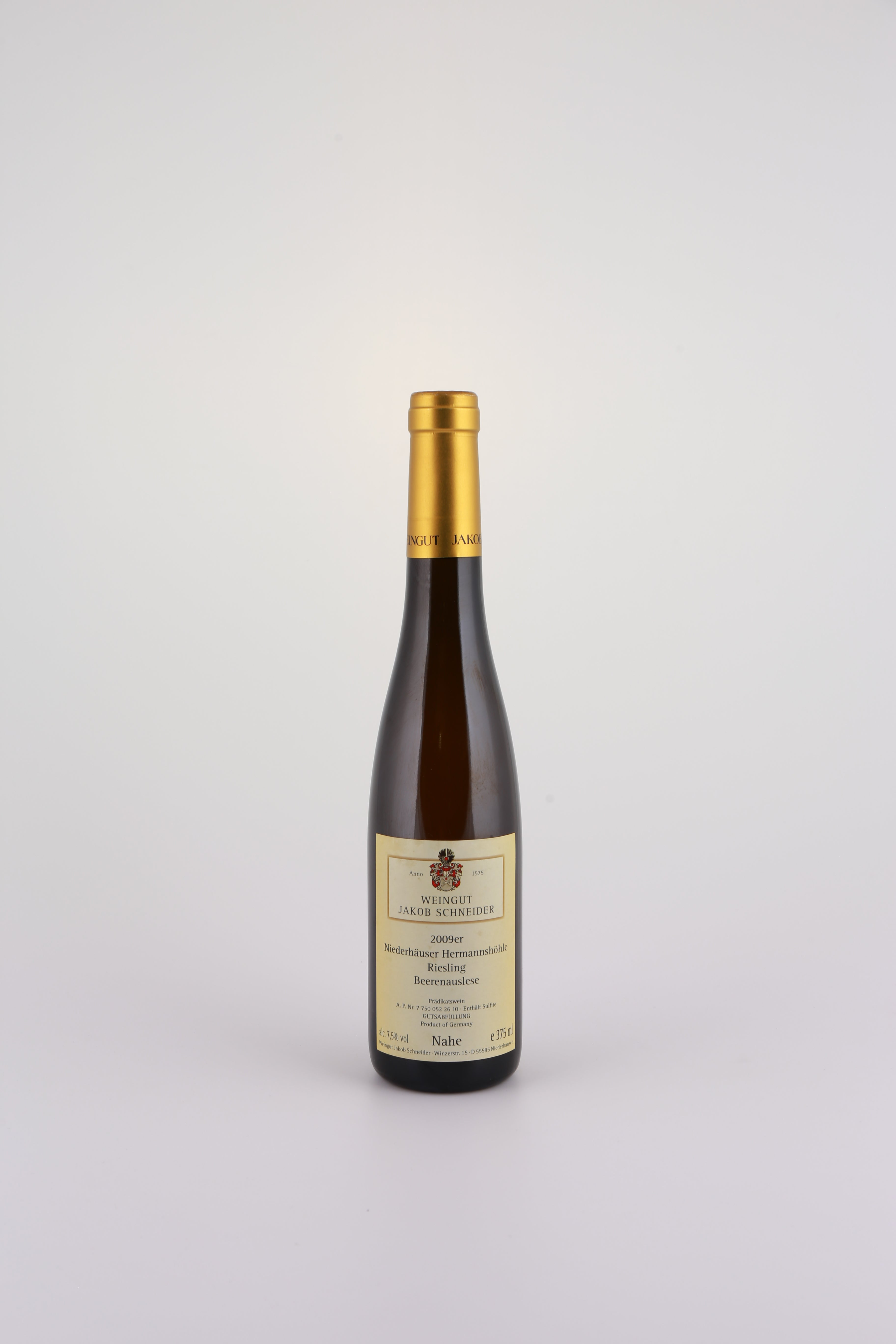 2009 Jakob Schneider, Riesling, Niederhäuser Hermannhöhle, Beerenauslese