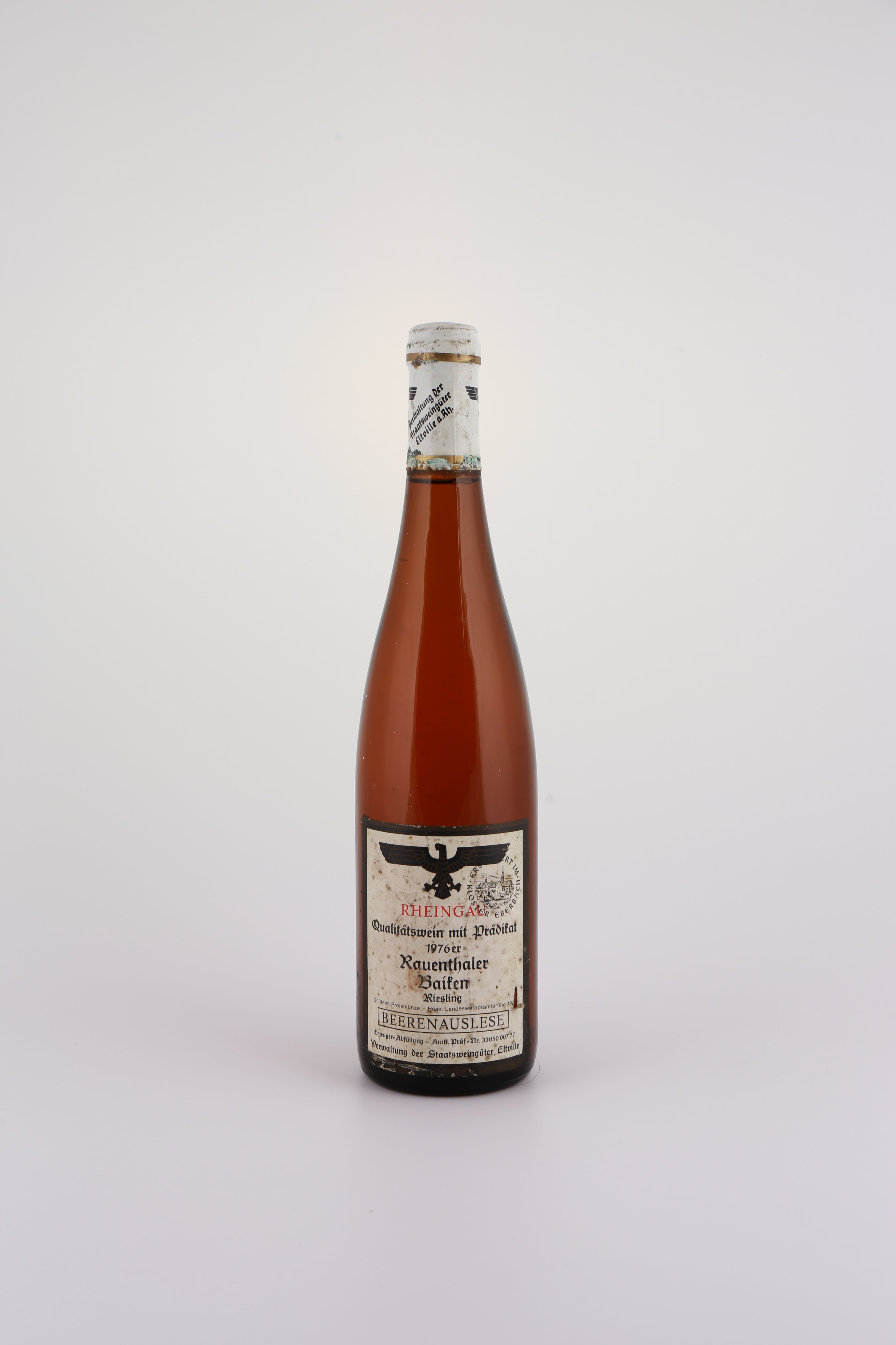 1976 Staatsweingüter Eltville, Riesling, Rauenthaler Baiken, Beerenauslese
