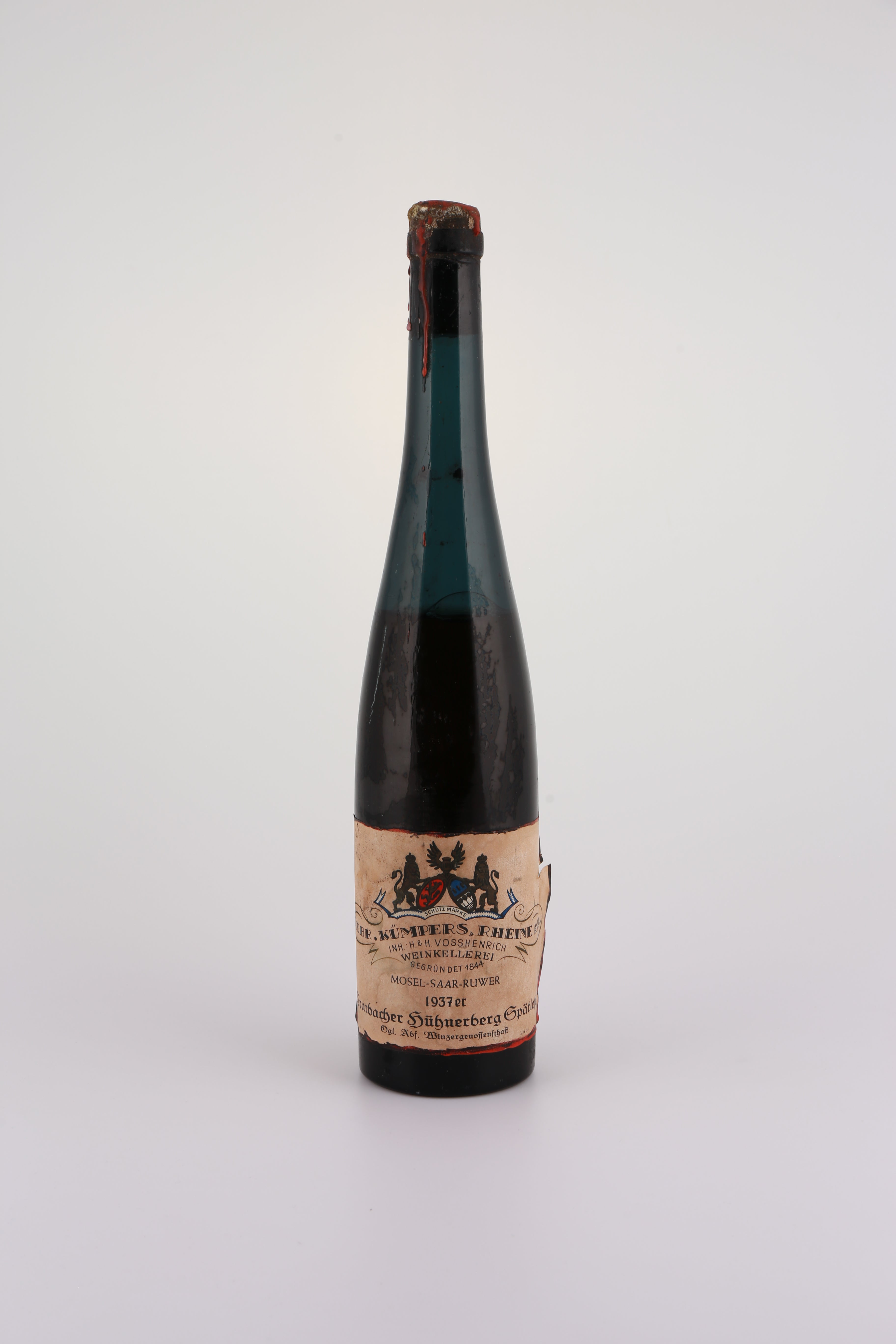 1937 Gebrüder Kümpers, Reine, Riesling, Spätlese, fruchtig