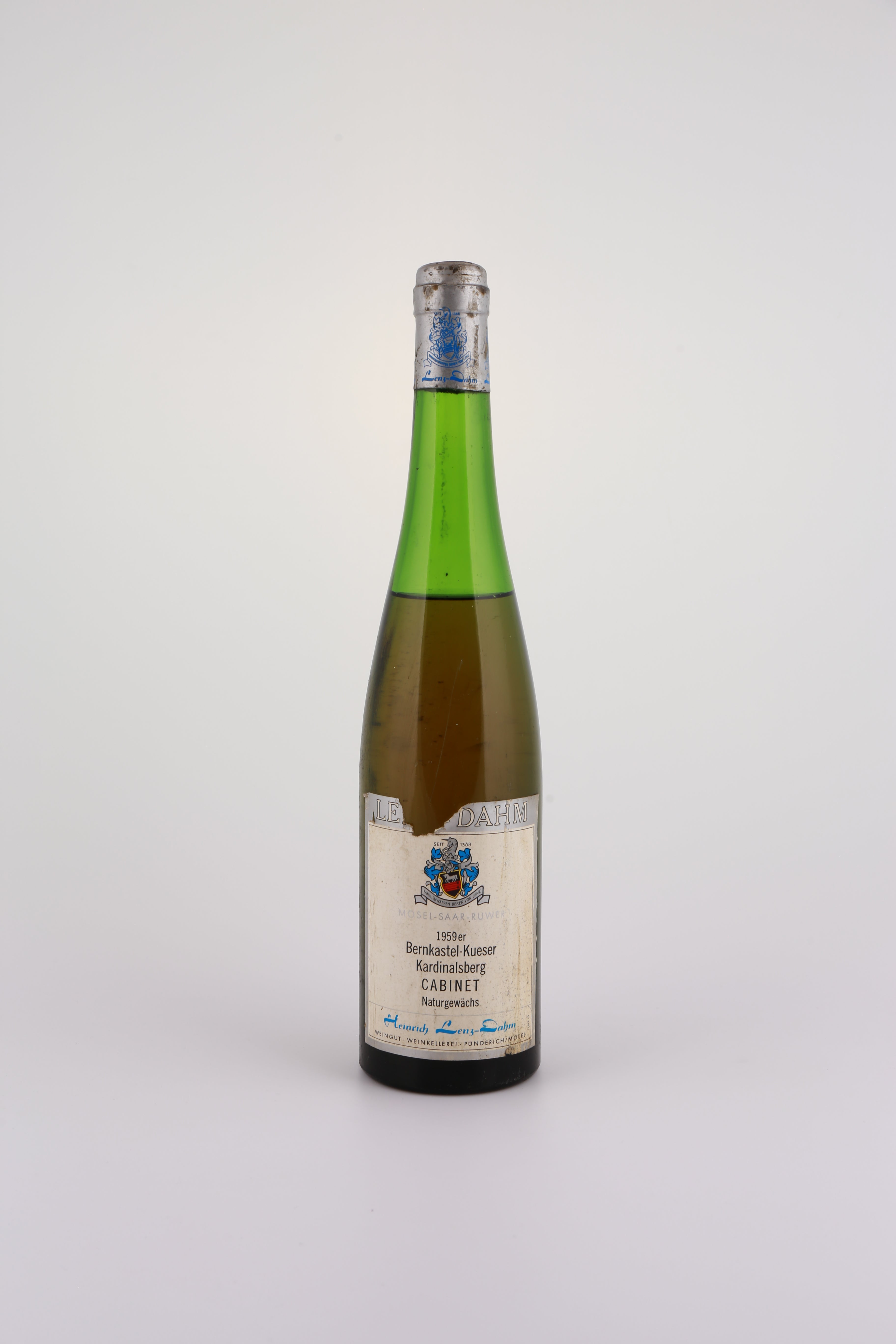 1959 Lenz-Dahm, Riesling, Qba, trocken, Cabinet Naturgewächs