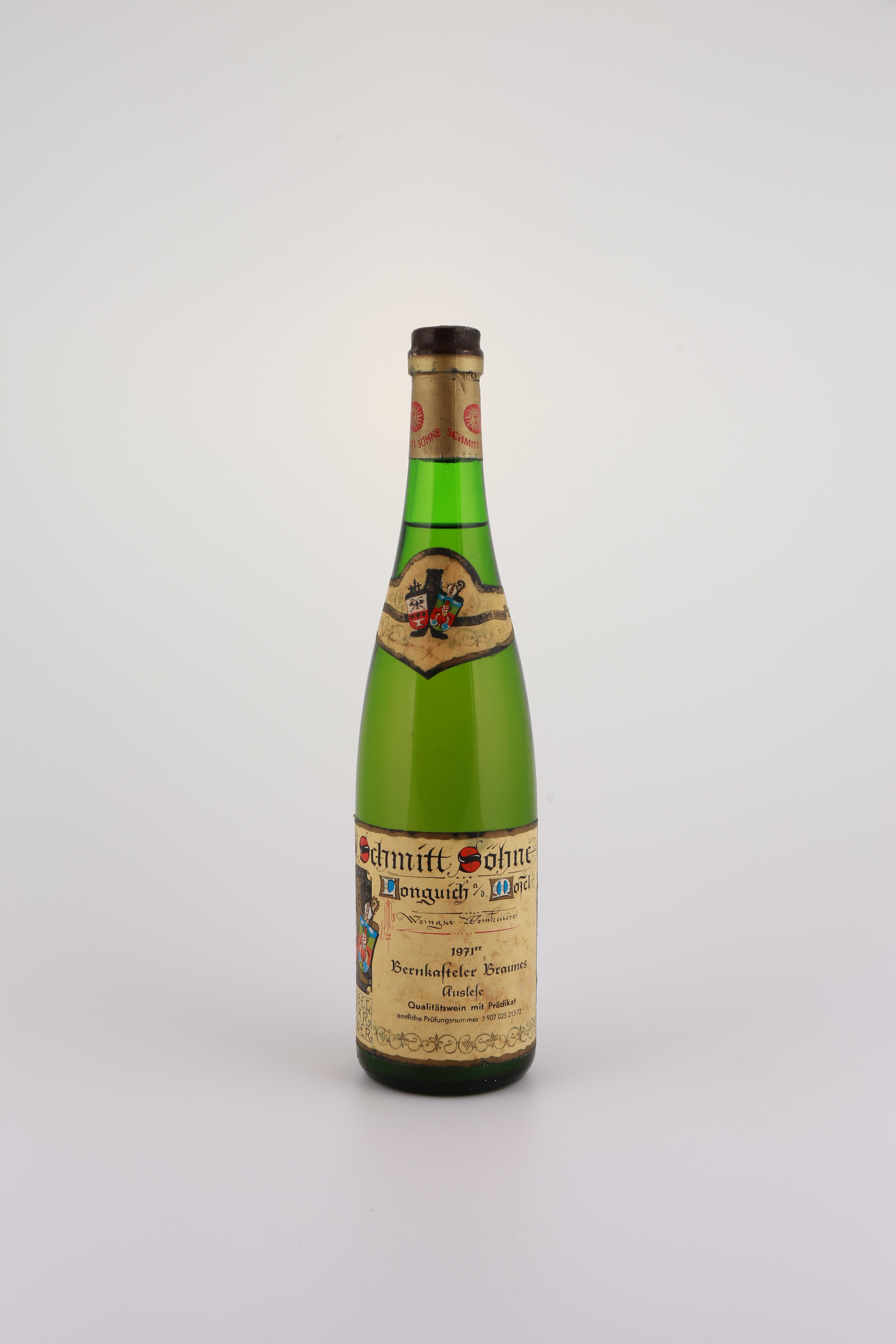 1971 Schmitt und Söhne, Riesling, Bernkasteler Braunes, Auslese