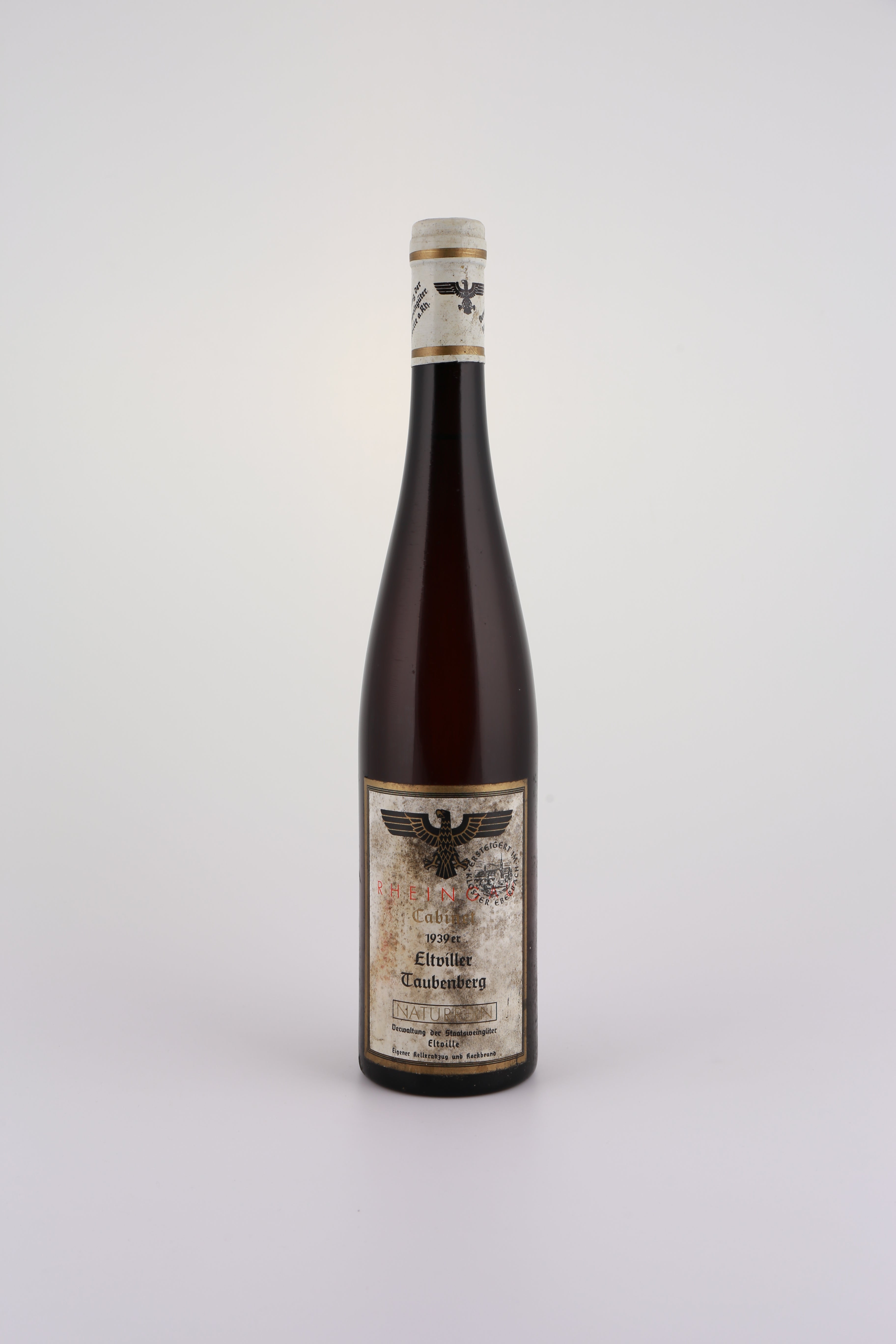 1939 Staatsweingüter Eltville, Riesling, Qba, trocken, Cabinett Naturrein
