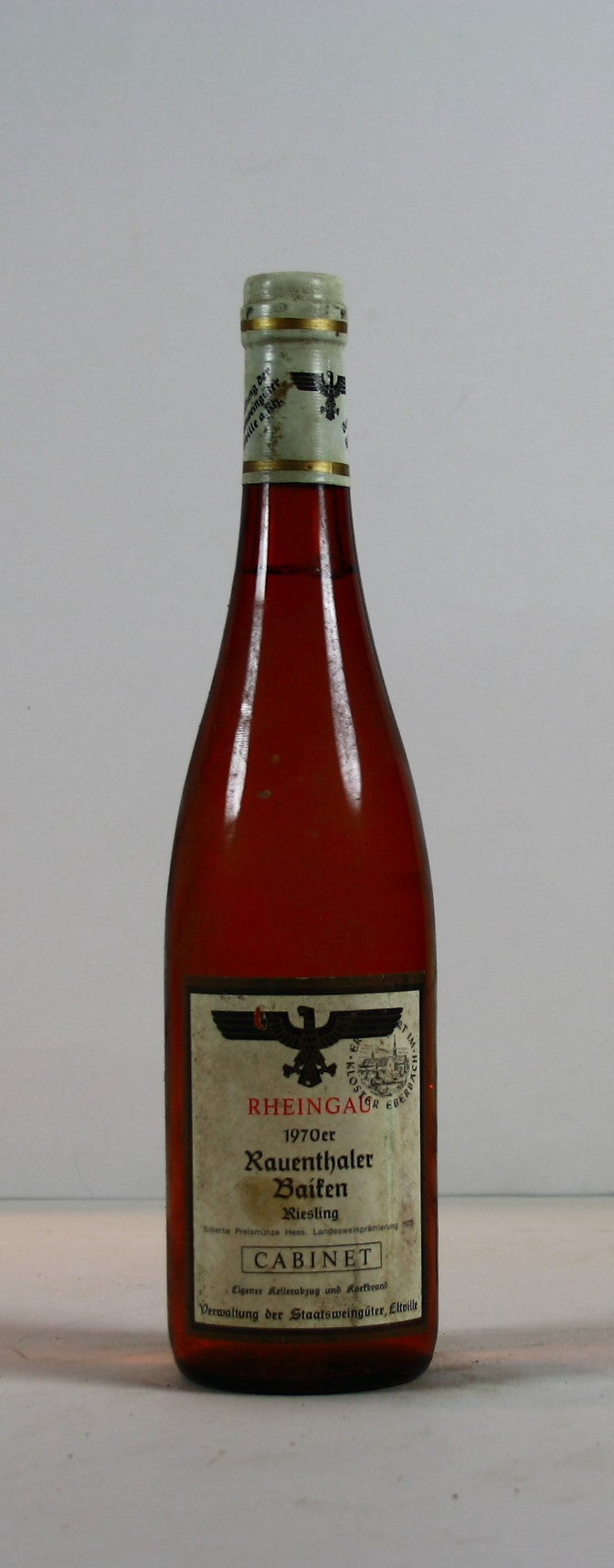 1970 Staatweingüter Eltville, Riesling, Rauentahler Baiken, Qba