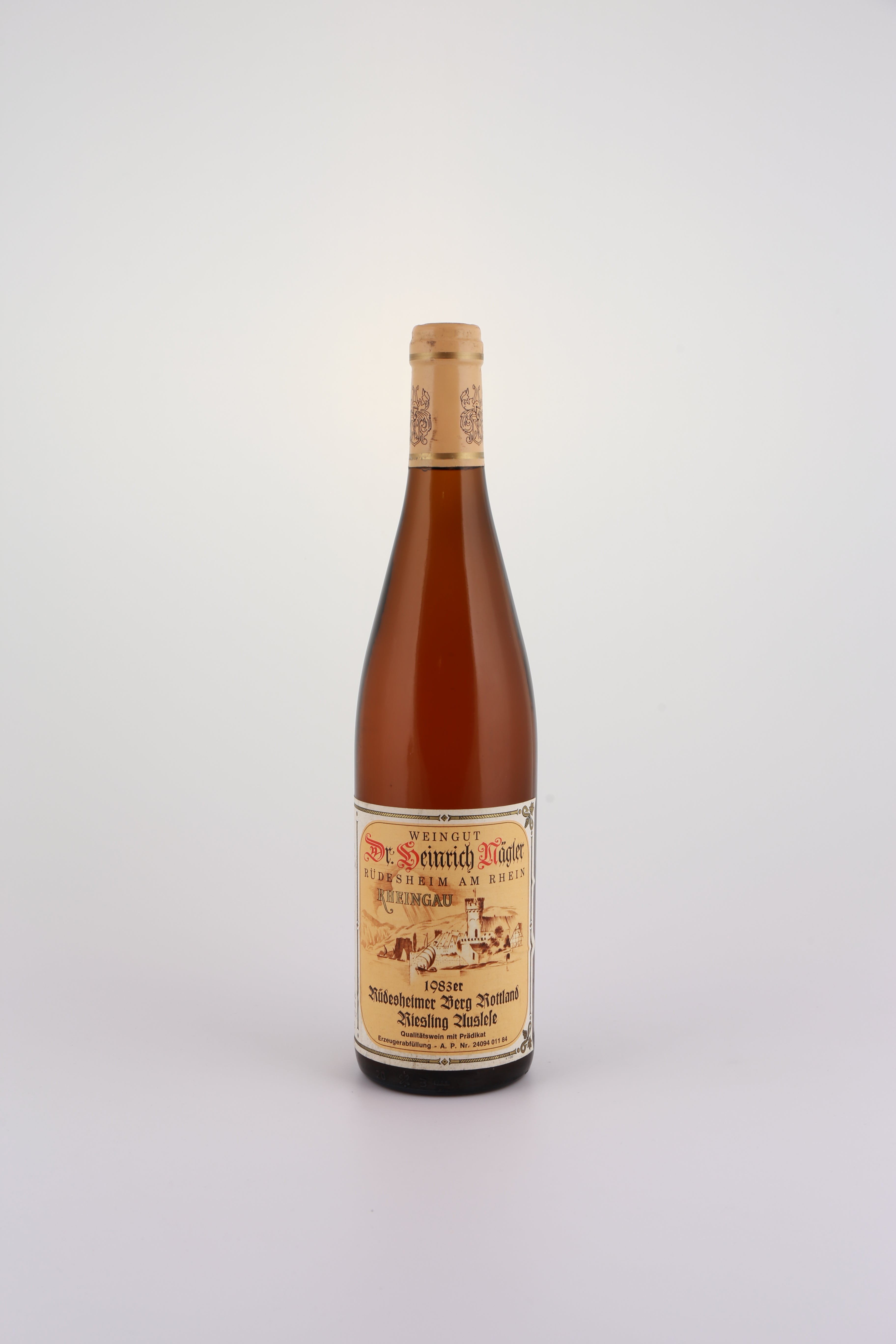 1983 Dr. Heinrich Nägler, Riesling, Rüdesheimer Berg Rottand, Auslese