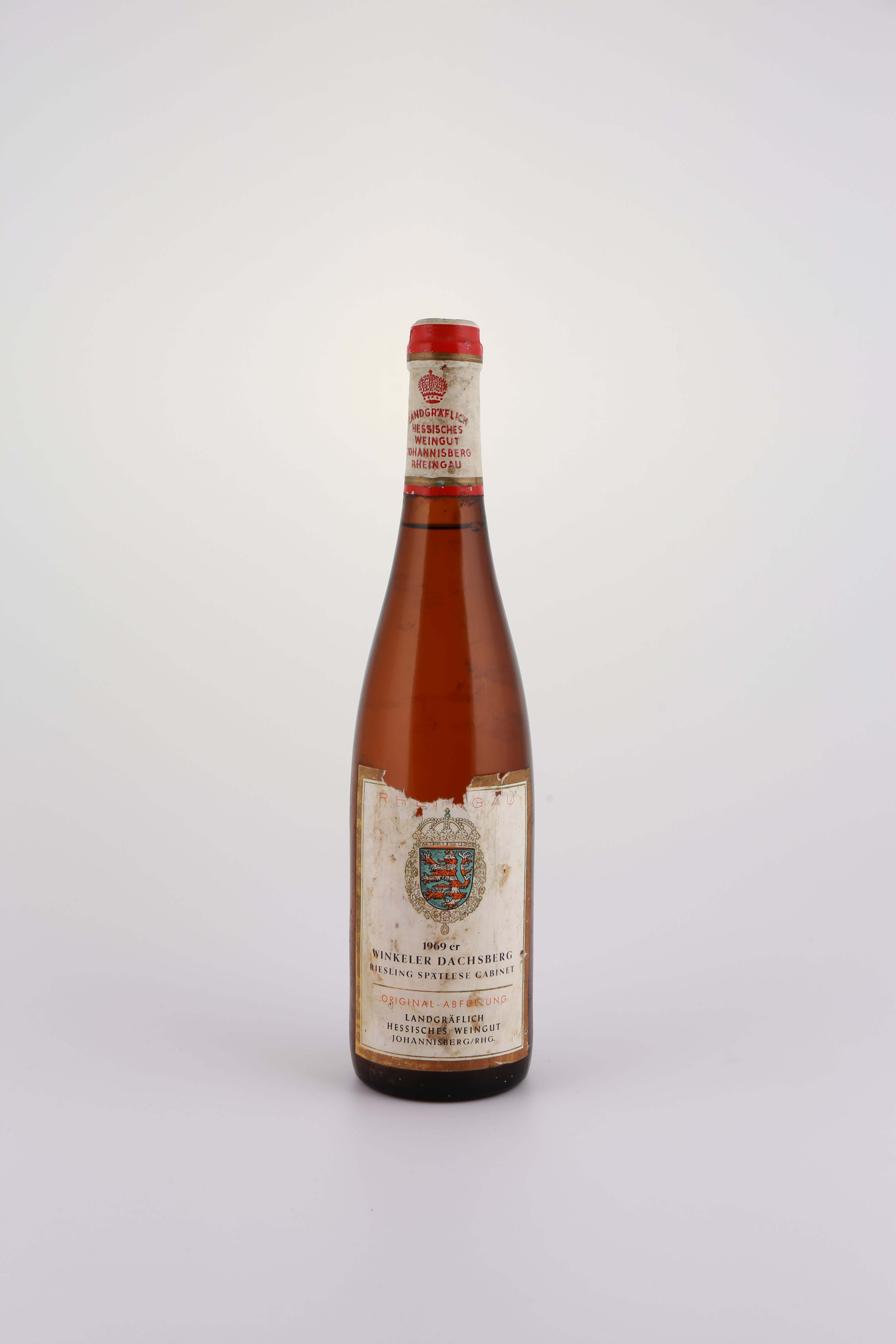 1969 Landgräflich Hessisches Weingut, Riesling, Winkeler Dachsberg, Spätlese