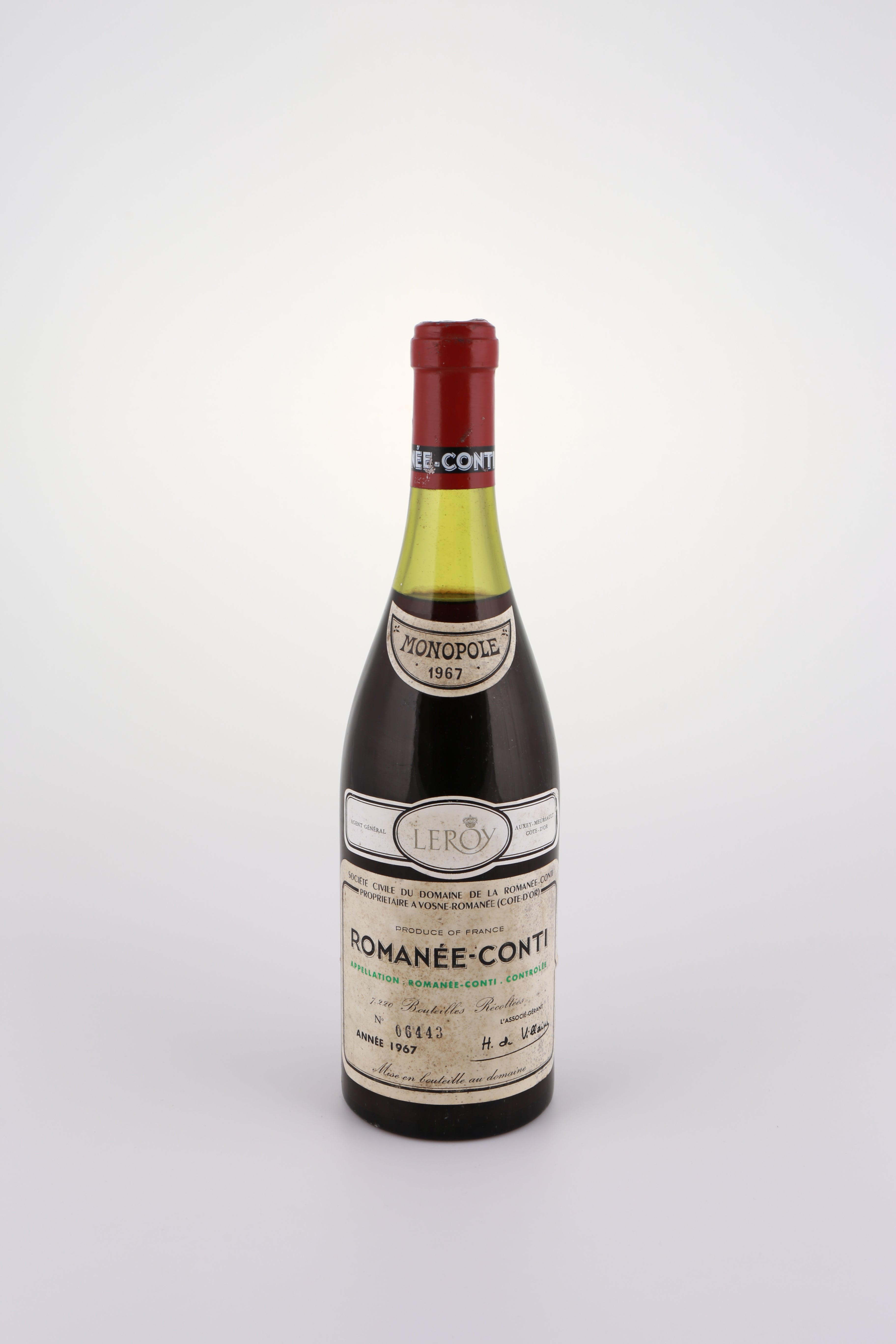 1967 Domaine de la Romanee-Conti (Marey-Monge), Pinot Noir, Romanée-Conti, Monopol