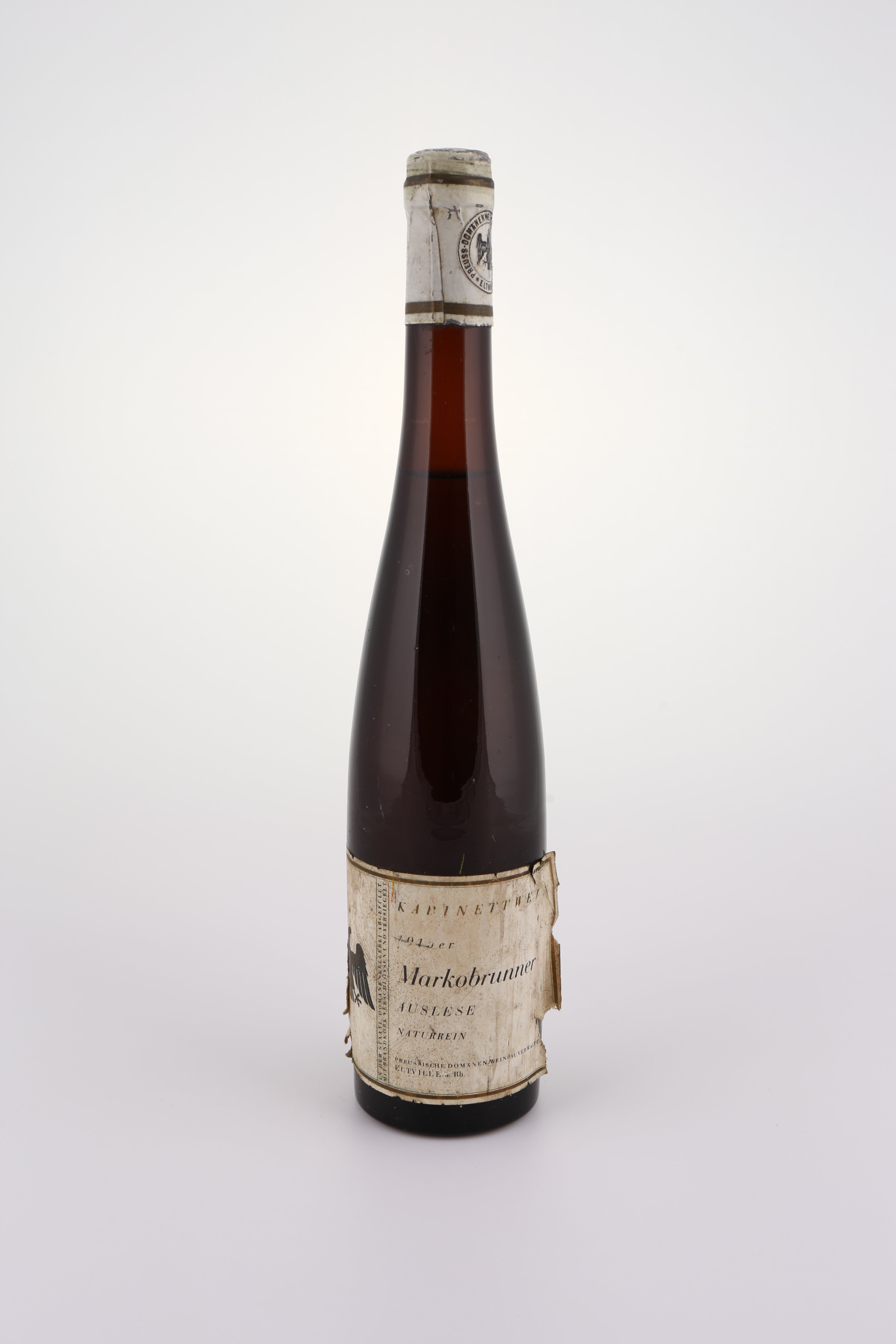 1915 Preussische Doänen-Weinbau Verwaltung, Riesling, Auslese, fruchtig, naturrein