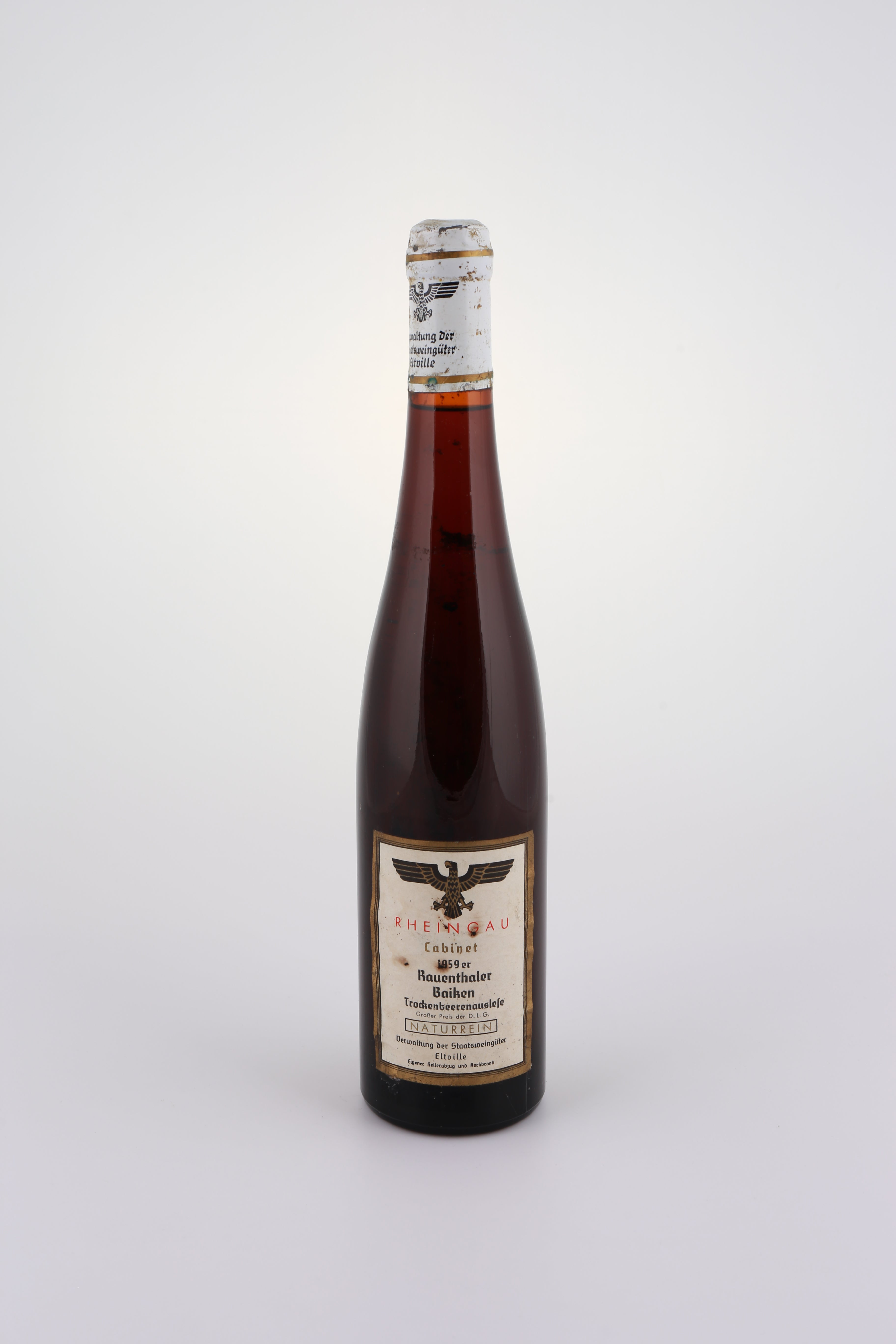 1959 Staatsweingüter Eltville, Riesling, Trockenbeerenauslese, edelsüß, naturrein