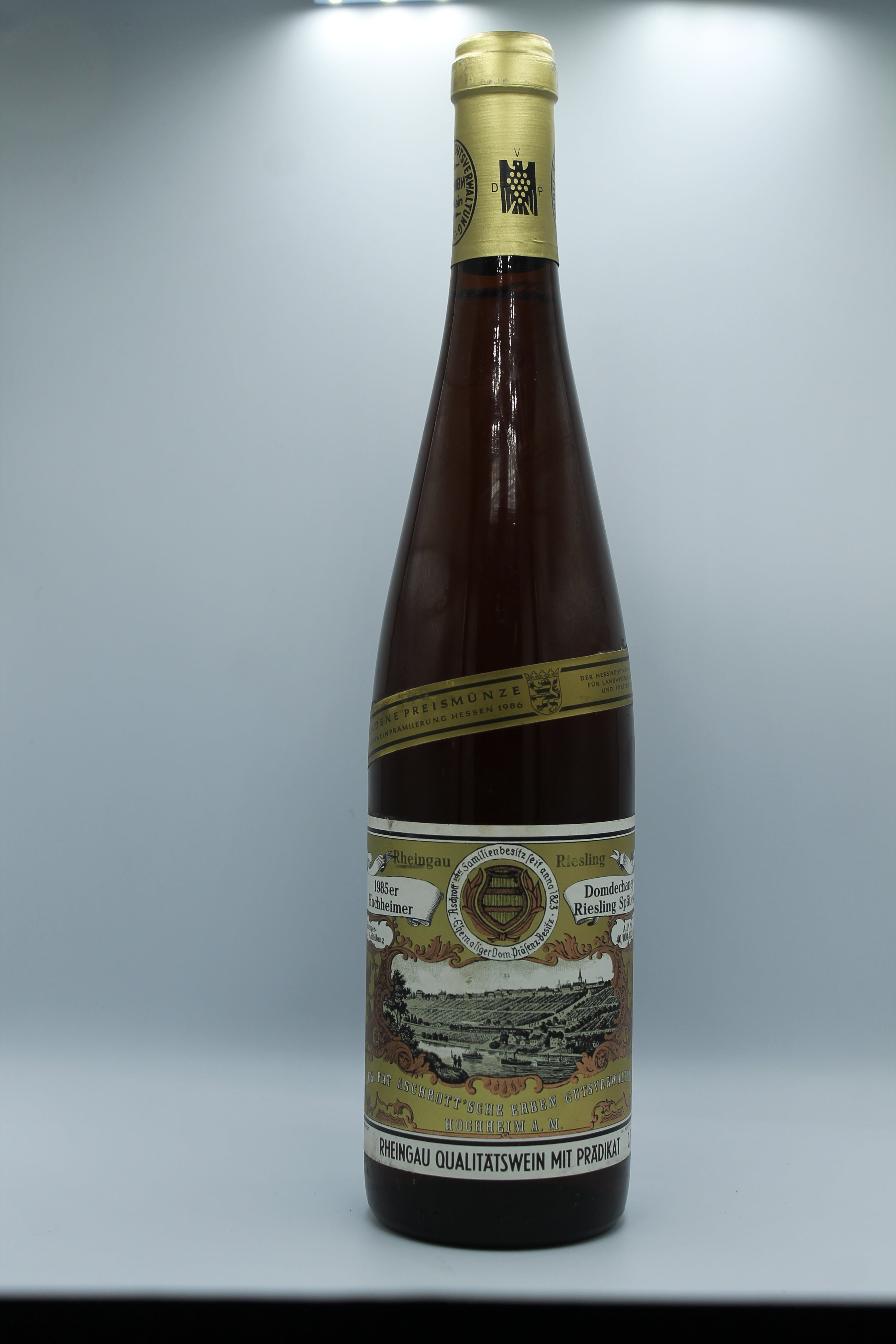 1985 Geheimrat Aschrott´sche Erben, Riesling, Hochheimer Domdechaney, Spätlese