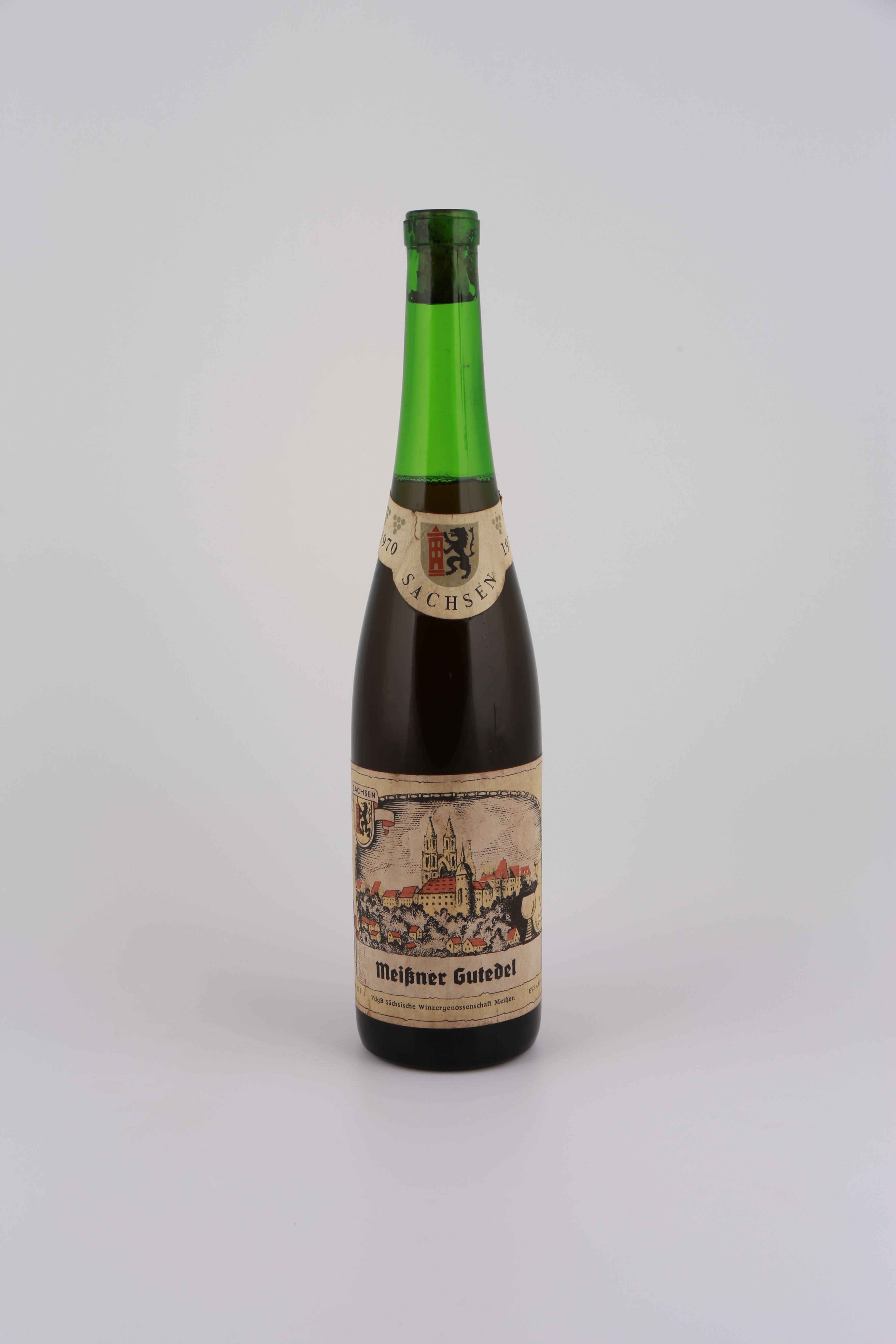 1970 Sächsische Winzergenossenschaft, Gutedel, Qba