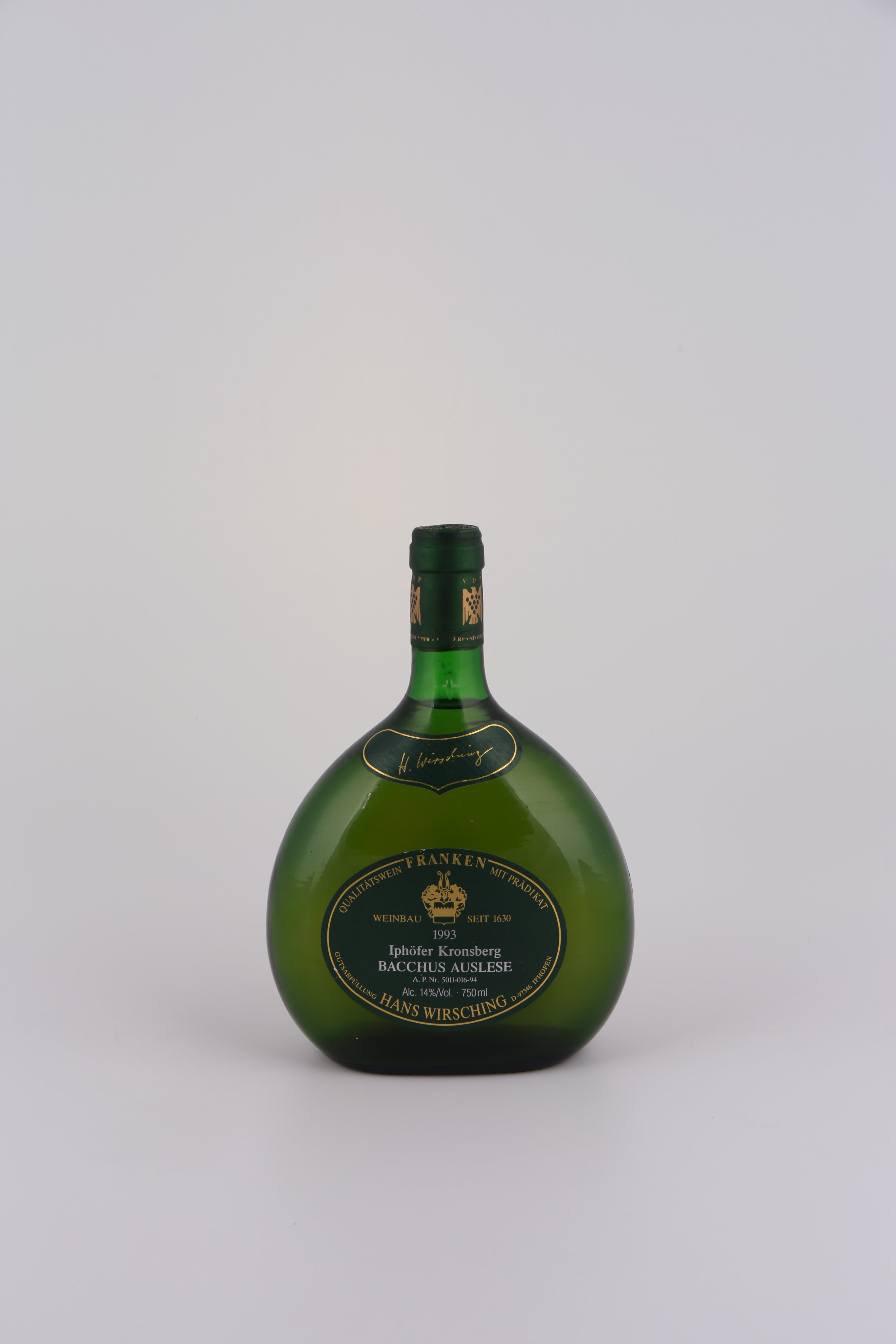 1993 Hans Wirsching, Bacchus, Iphofer Kronsberg, Auslese