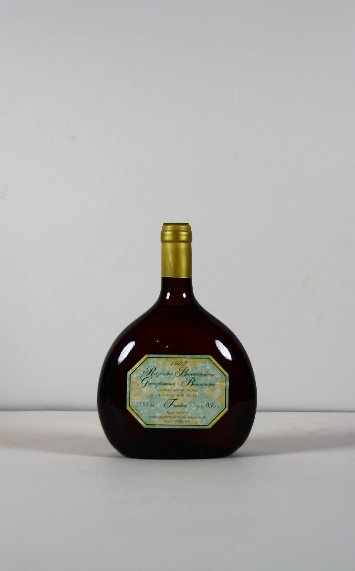 1992 Schwabenheimer Weinhandelskontor, Gewürztraminer, Retzbacher Benediktusberg, Beerenauslese