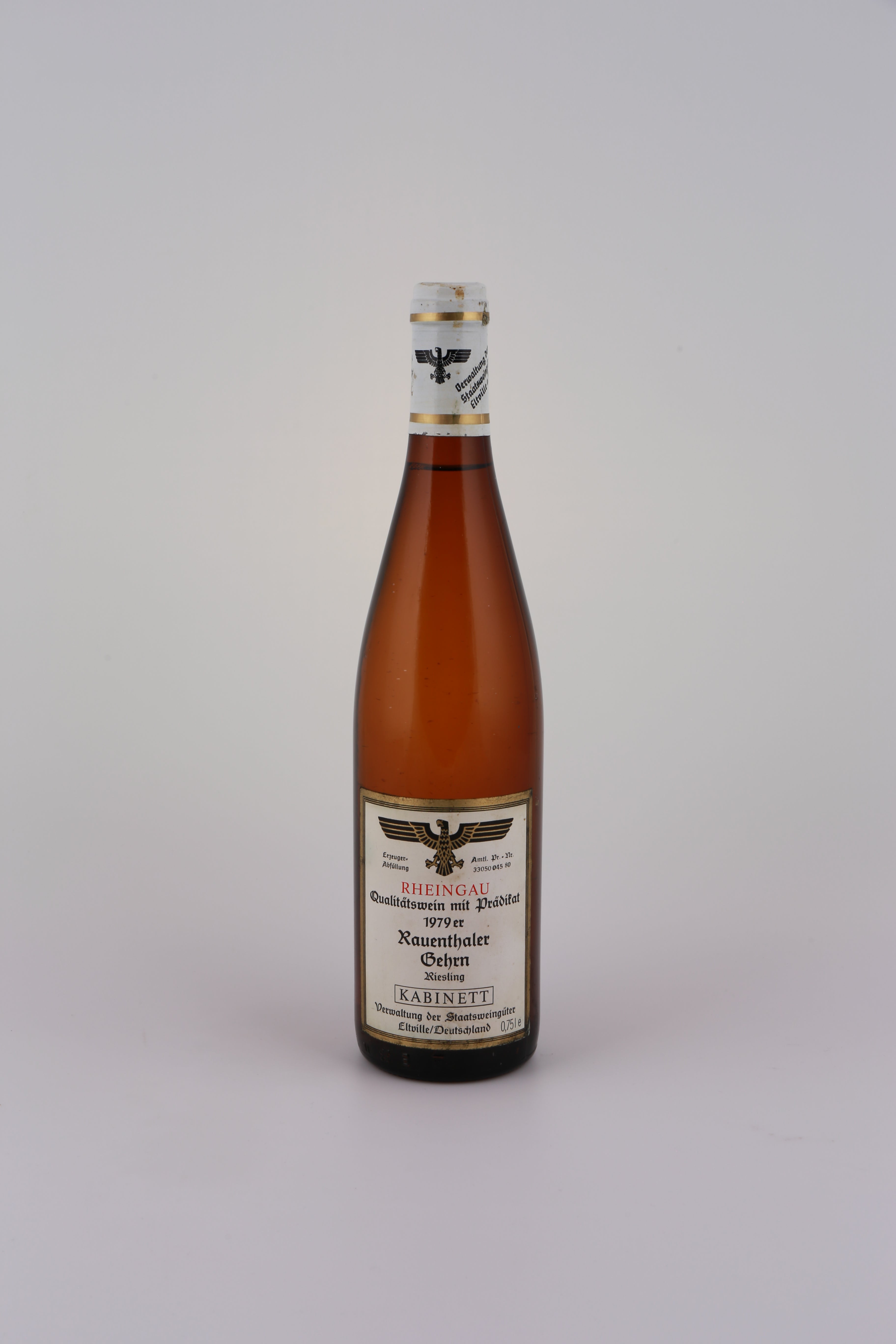 1979 Staatsweingüter Eltville, Riesling, Rauenthaler Gehrn, Kabinett