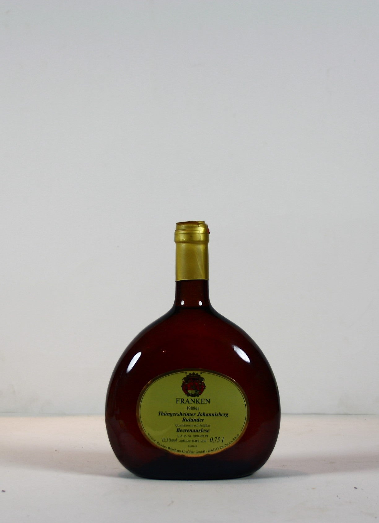 1988 Bacchus Weinhaus Graf Eltz, Ruländer, Thüngersheimer Johannisberg, Beerenauslese