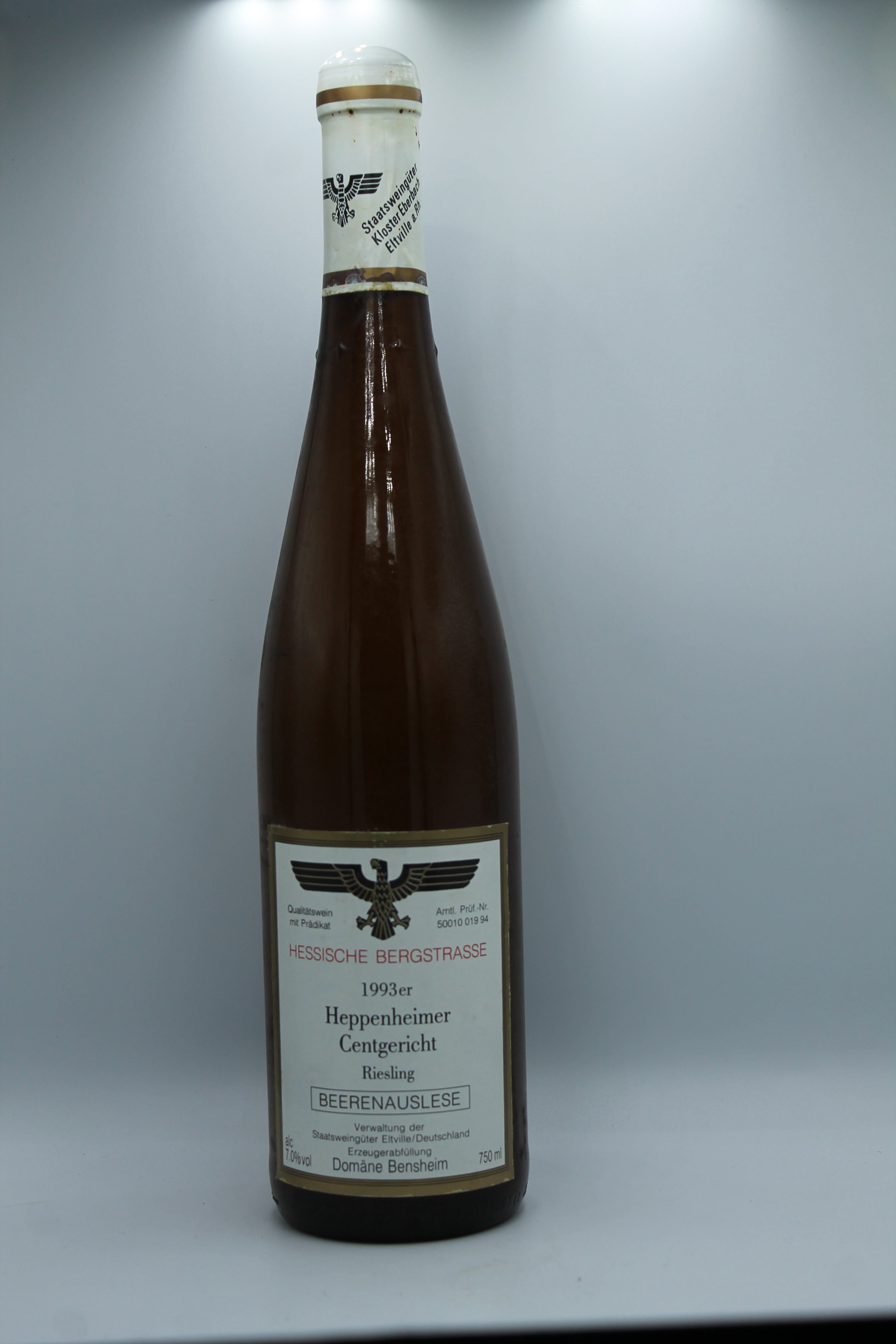 1993 Staatsweingut Bergstraße, Riesling, Heppenheimer Centgericht, Beerenauslese
