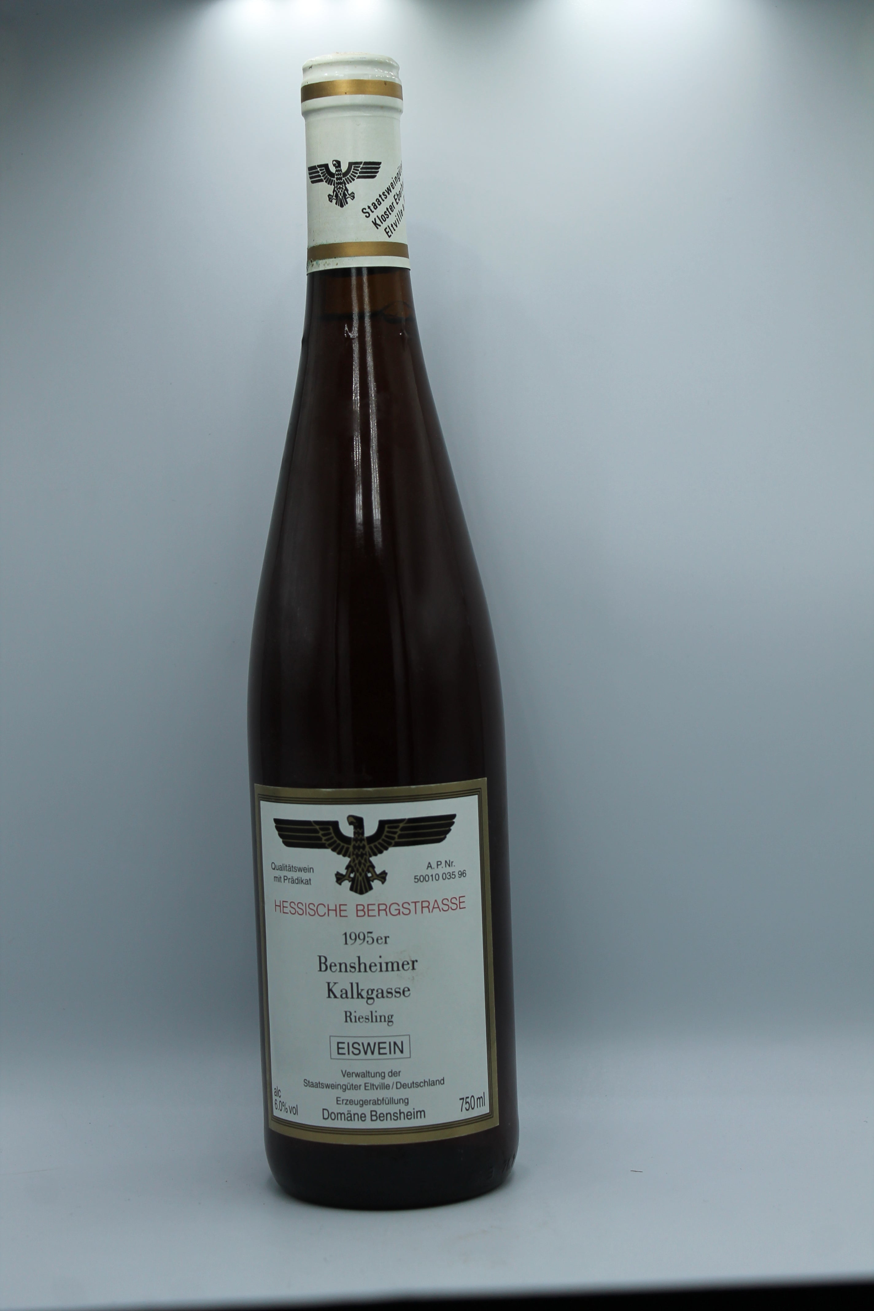 1995 Staatsweingut Bergstraße, Riesling, Eiswein, edelsüß