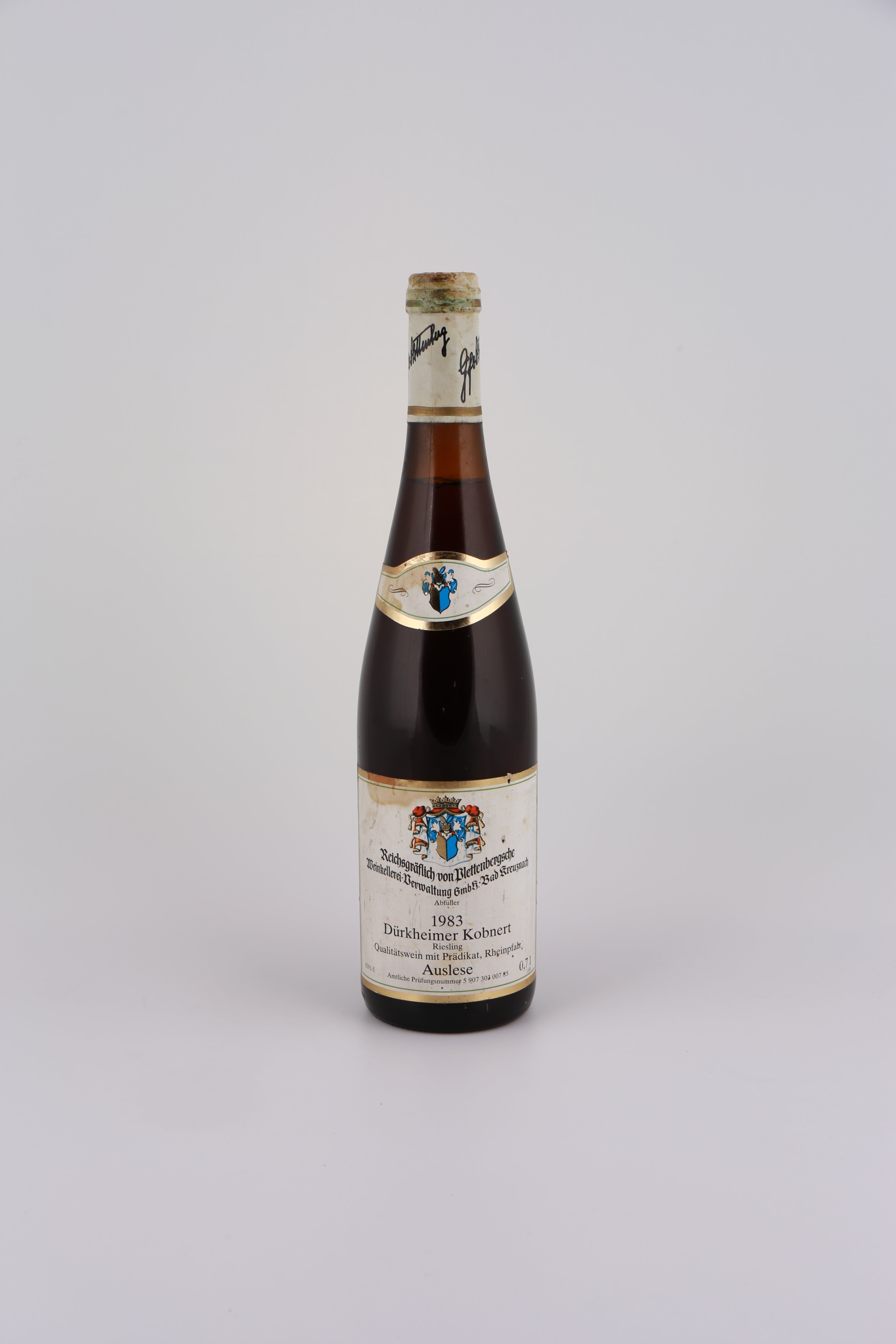 1983 Reichsgräflich von Blettenbergsche Weinkellerei Verwaltung, Riesling, Dürkheimer Kobnert, Auslese