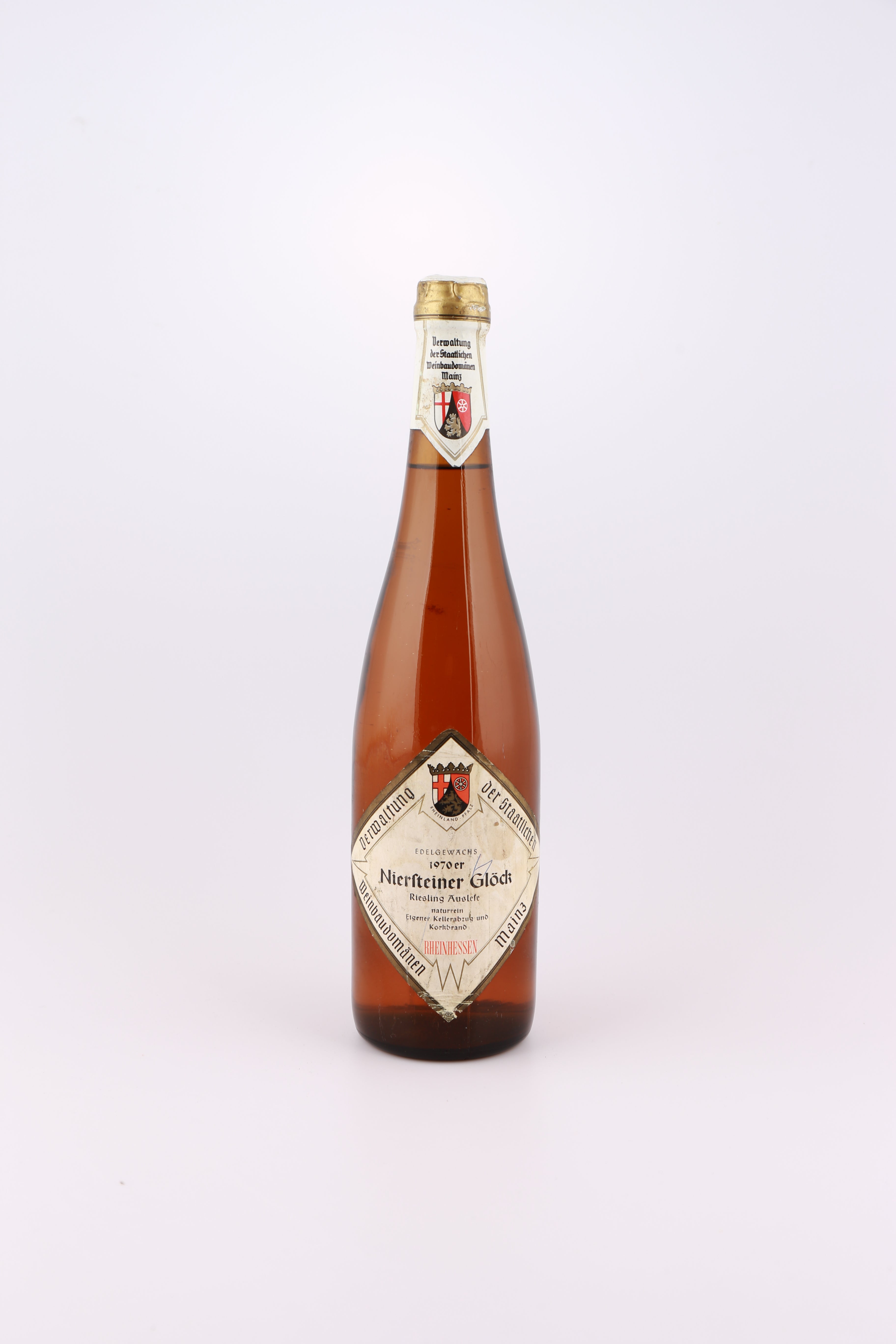 1970 Verwaltung der Staatlichen Weinbaudomänen Mainz, Riesling, Niersteiner Glöck, Auslese