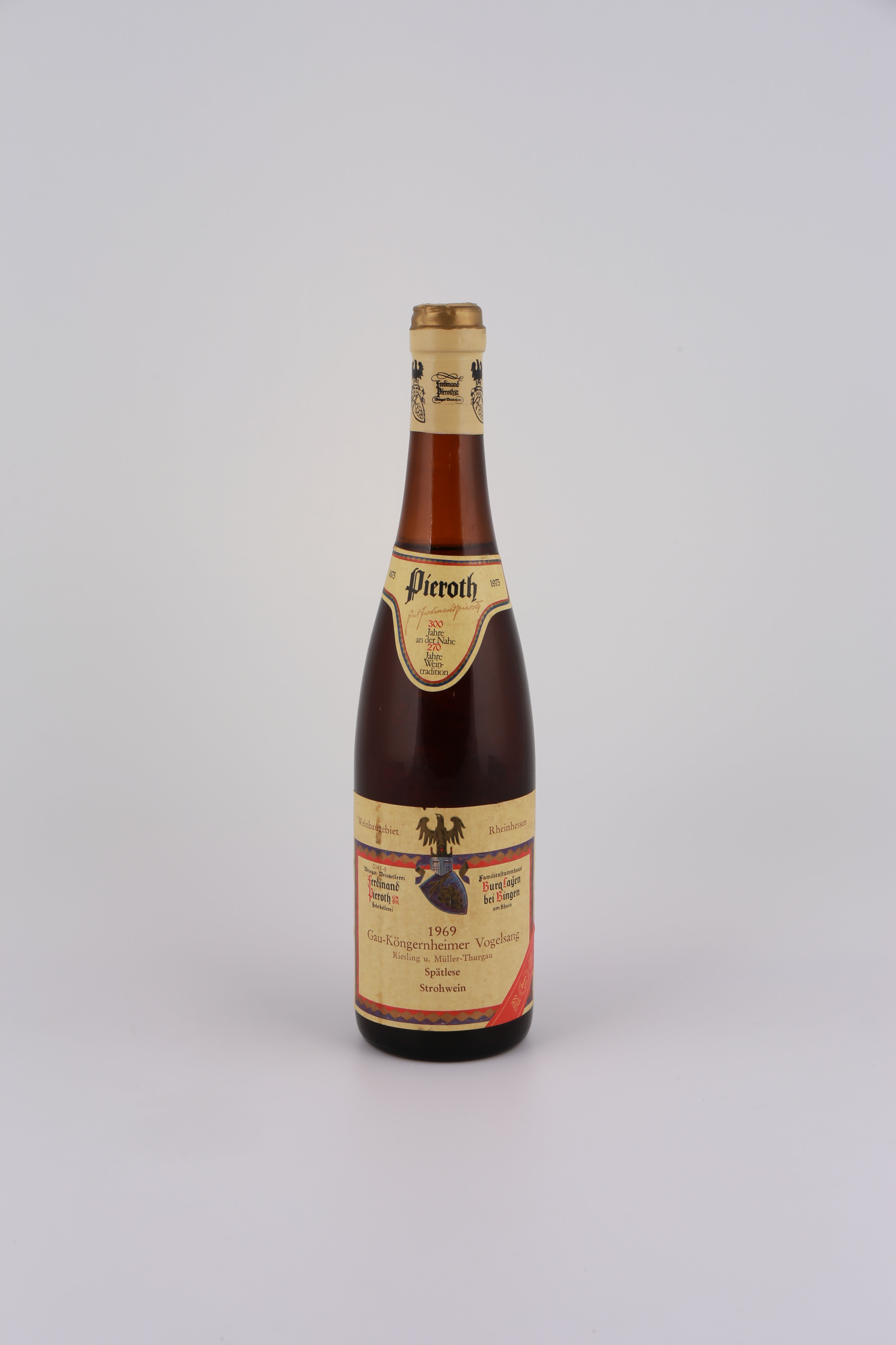 1969 Ferdinand Pieroth, Riesling/Müller-Thurgau, Gau-Köngernheimer Vogelsang, Spätlese