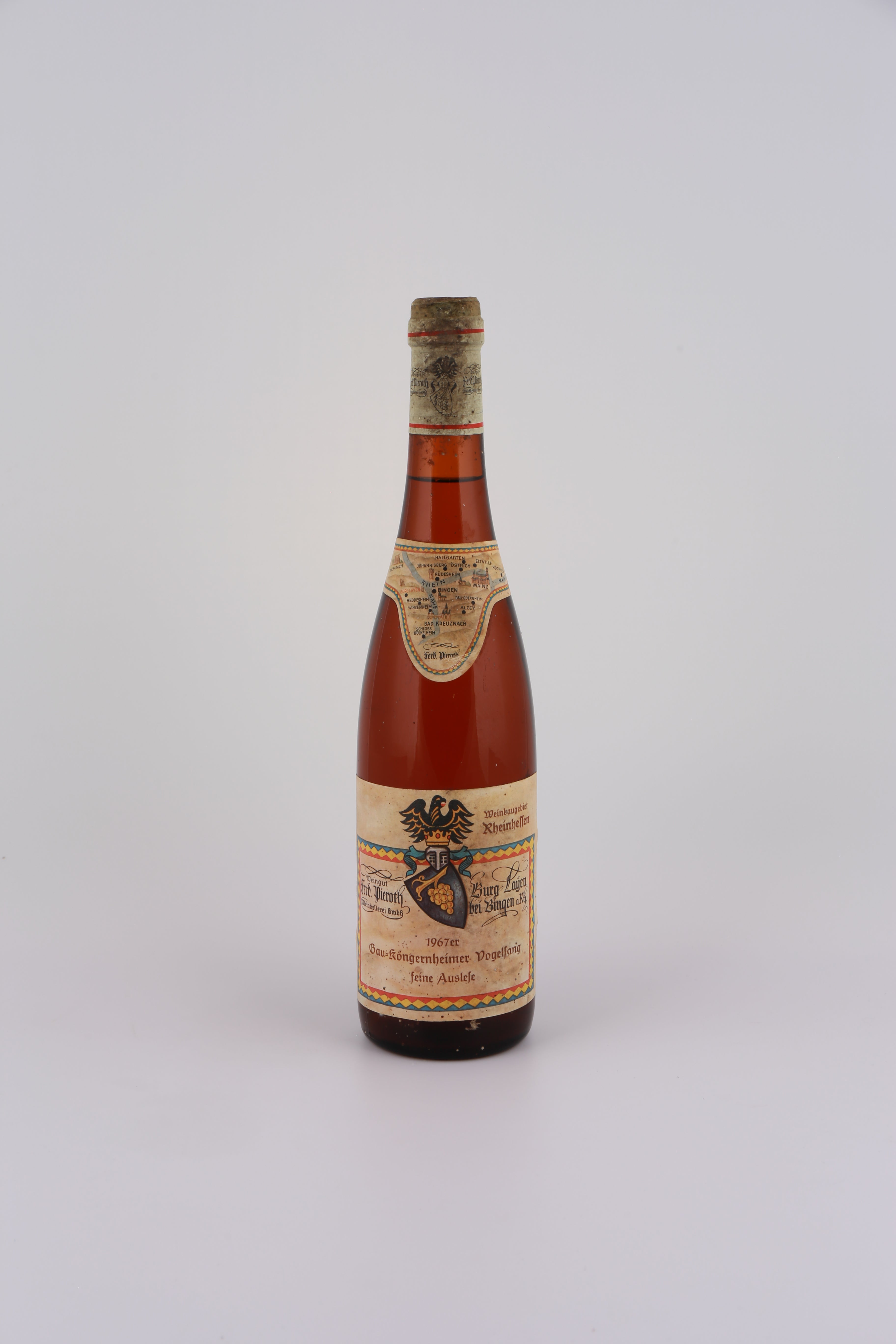 1967 Ferdinand Pieroth, unklar, Gau-Köngernheimer Vogelsang, feine Auslese