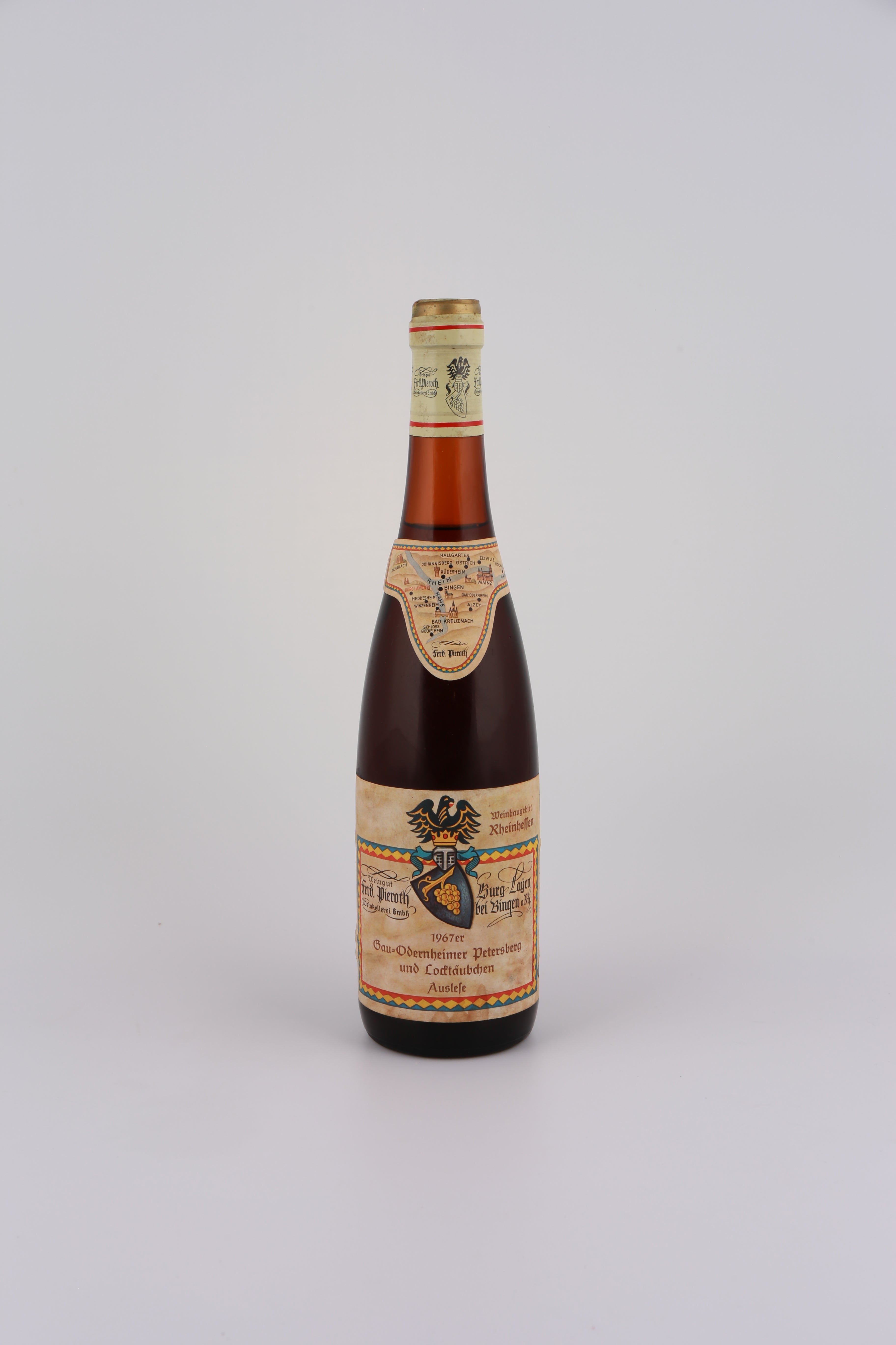 1967 Ferdinand Pieroth, Riesling, Gau-Odernheimer Petersberg und Lodtäubchen, Auslese