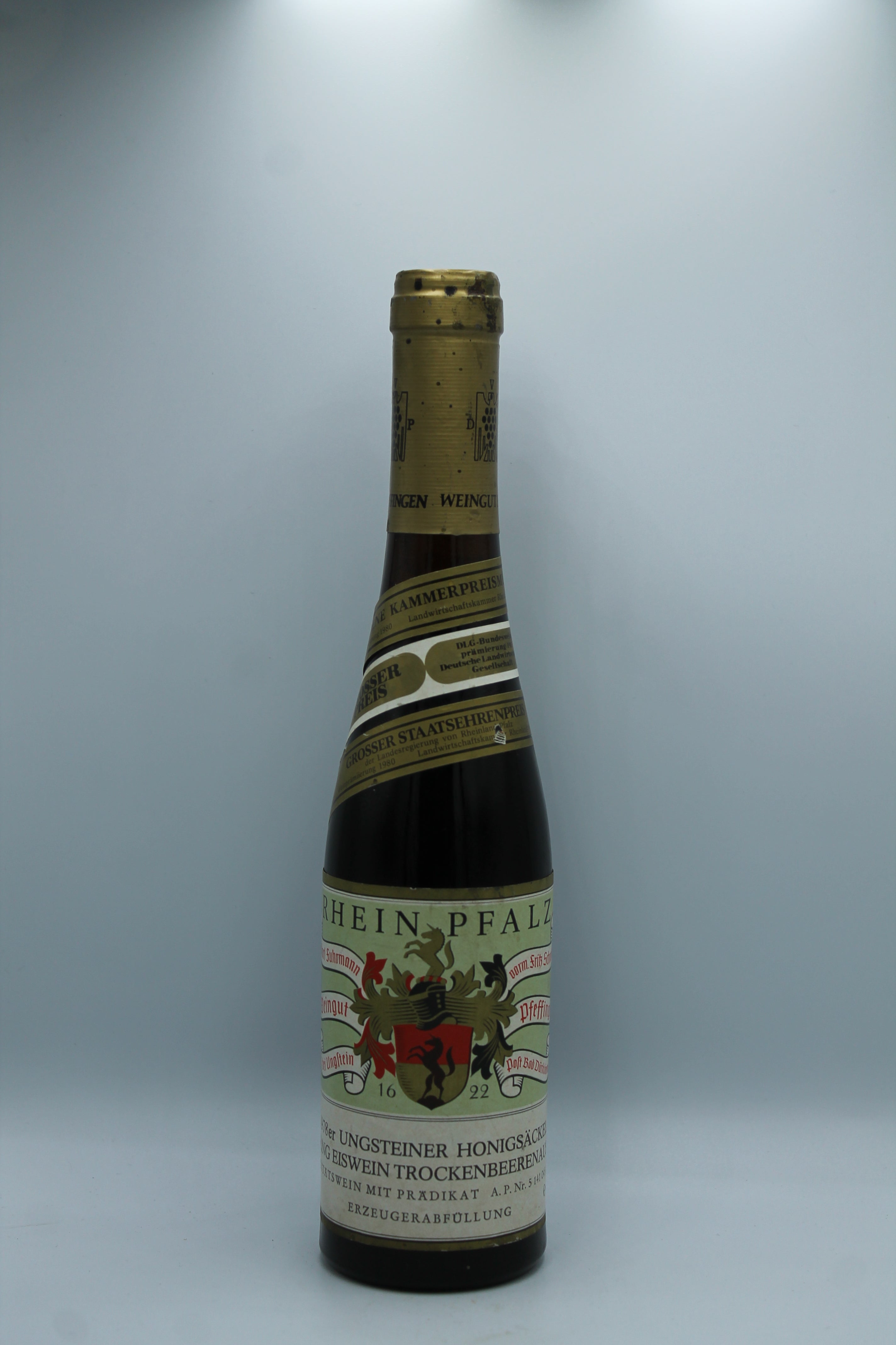 1978 Karl Fuhrmann, Riesling, Ungsteiner Honigsäckle, Eiswein Trockenbeerenauslese
