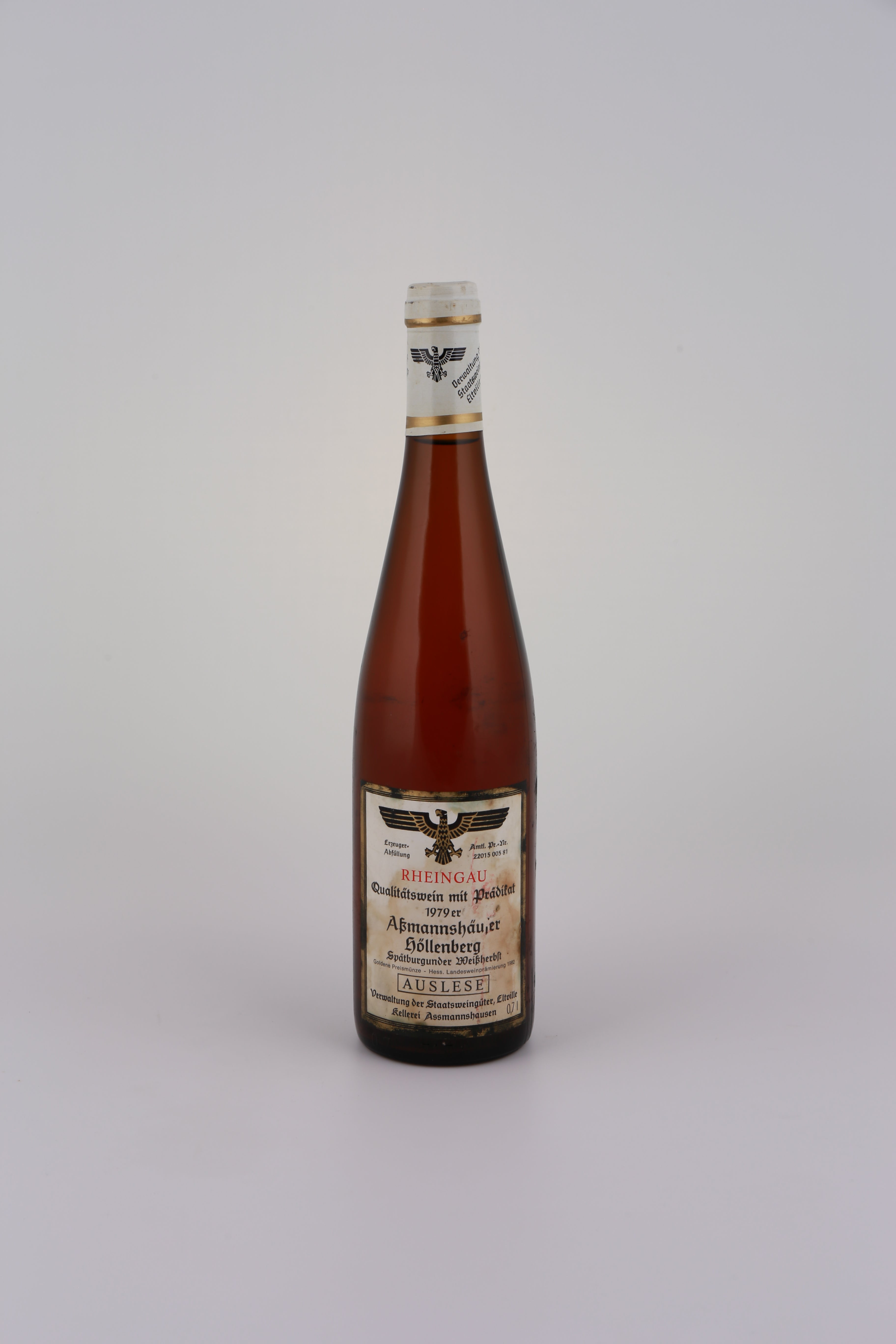 1979 Staatsweingüter Eltville, Spätburgunder, Assmanshäuser Höllenberg, Auslese