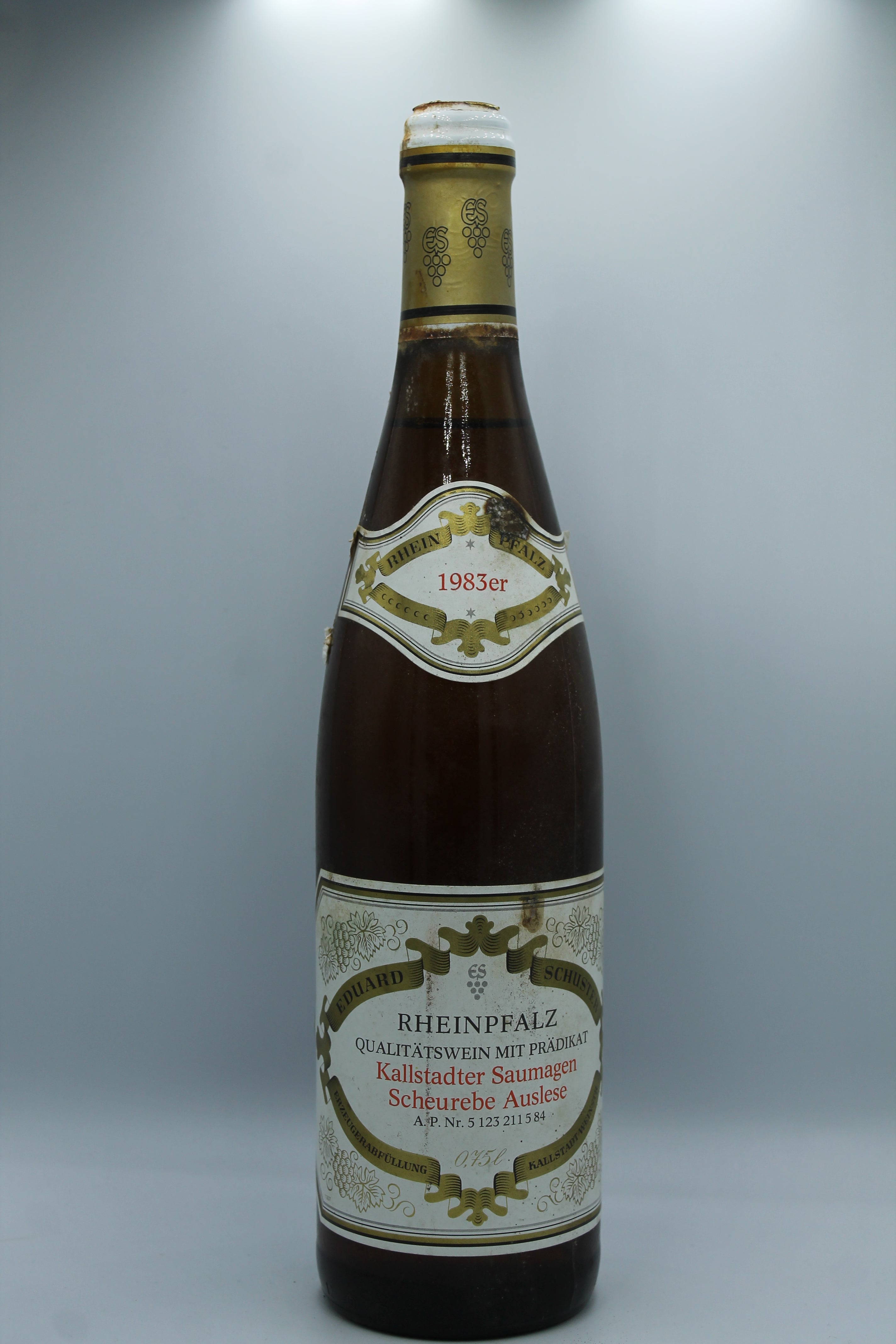 1983 Eduard Schuster, Scheurebe, Kallstadter Saumagen, Auslese