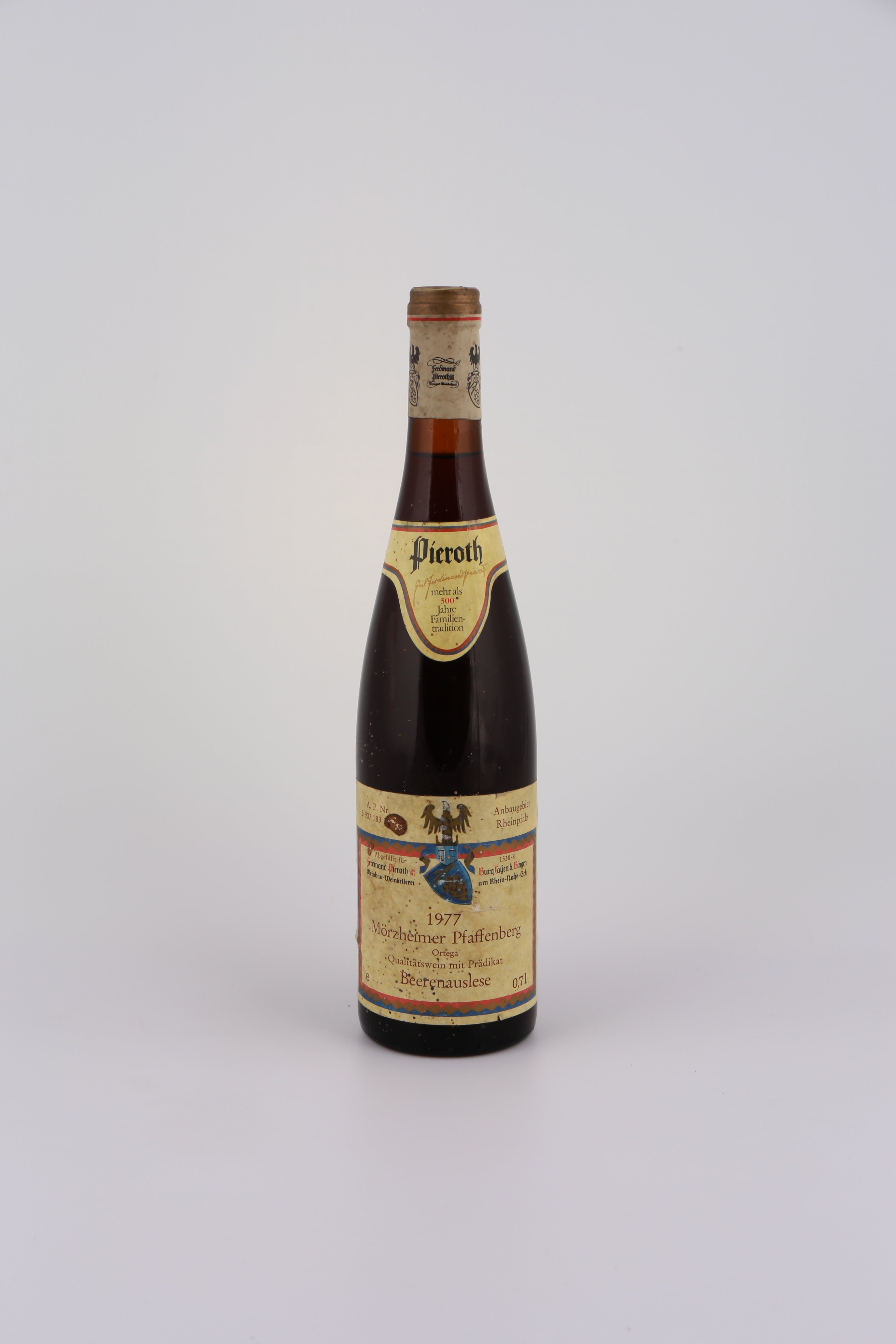 1977 Ferdinand Pieroth, Ortega, Mörzheimer Pfaffenberg, Beerenauslese
