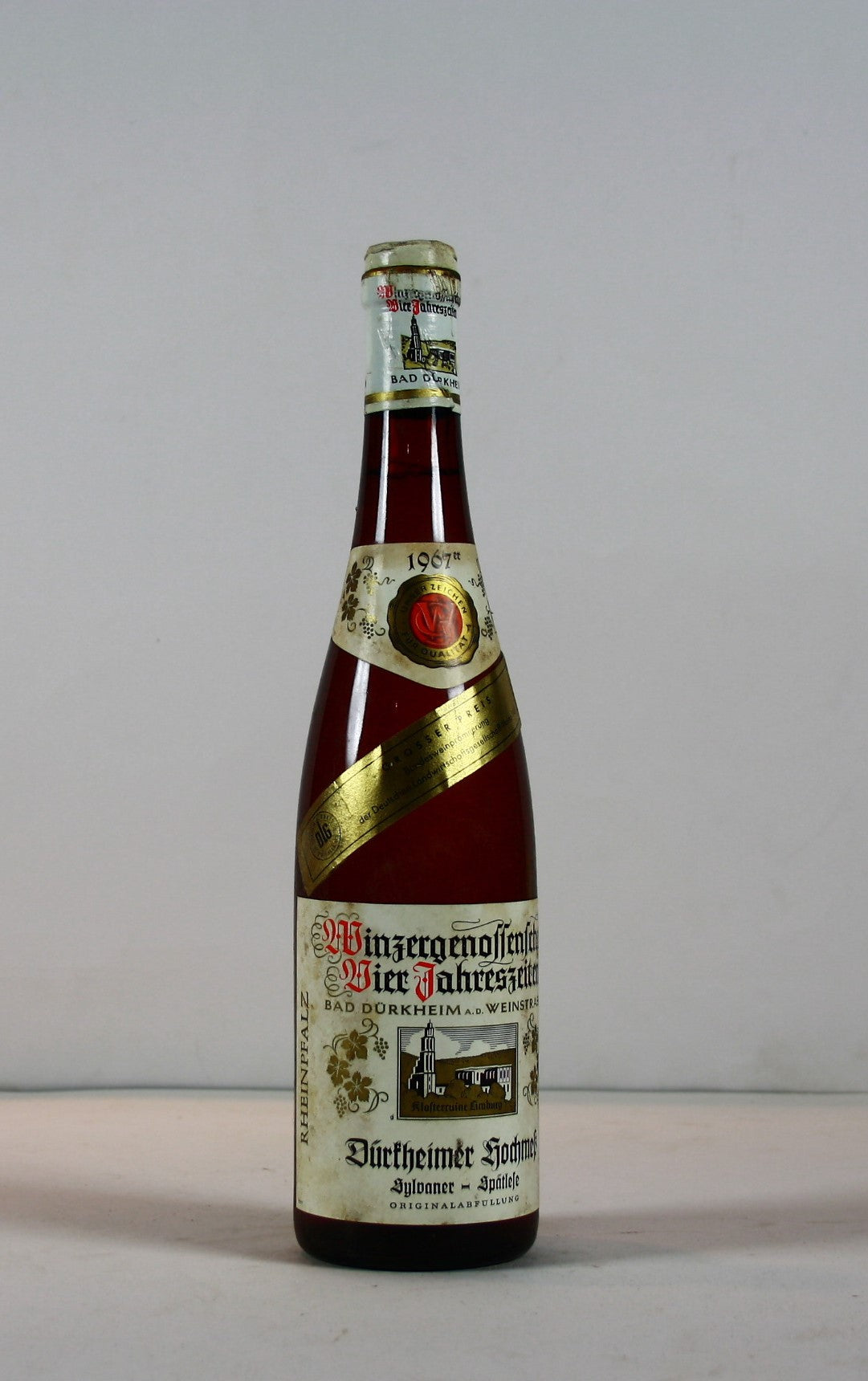 1967 Winzergenossenschaft Vier Jahreszeiten, Silvaner, Dürkheimer Hochmess, Spätlese