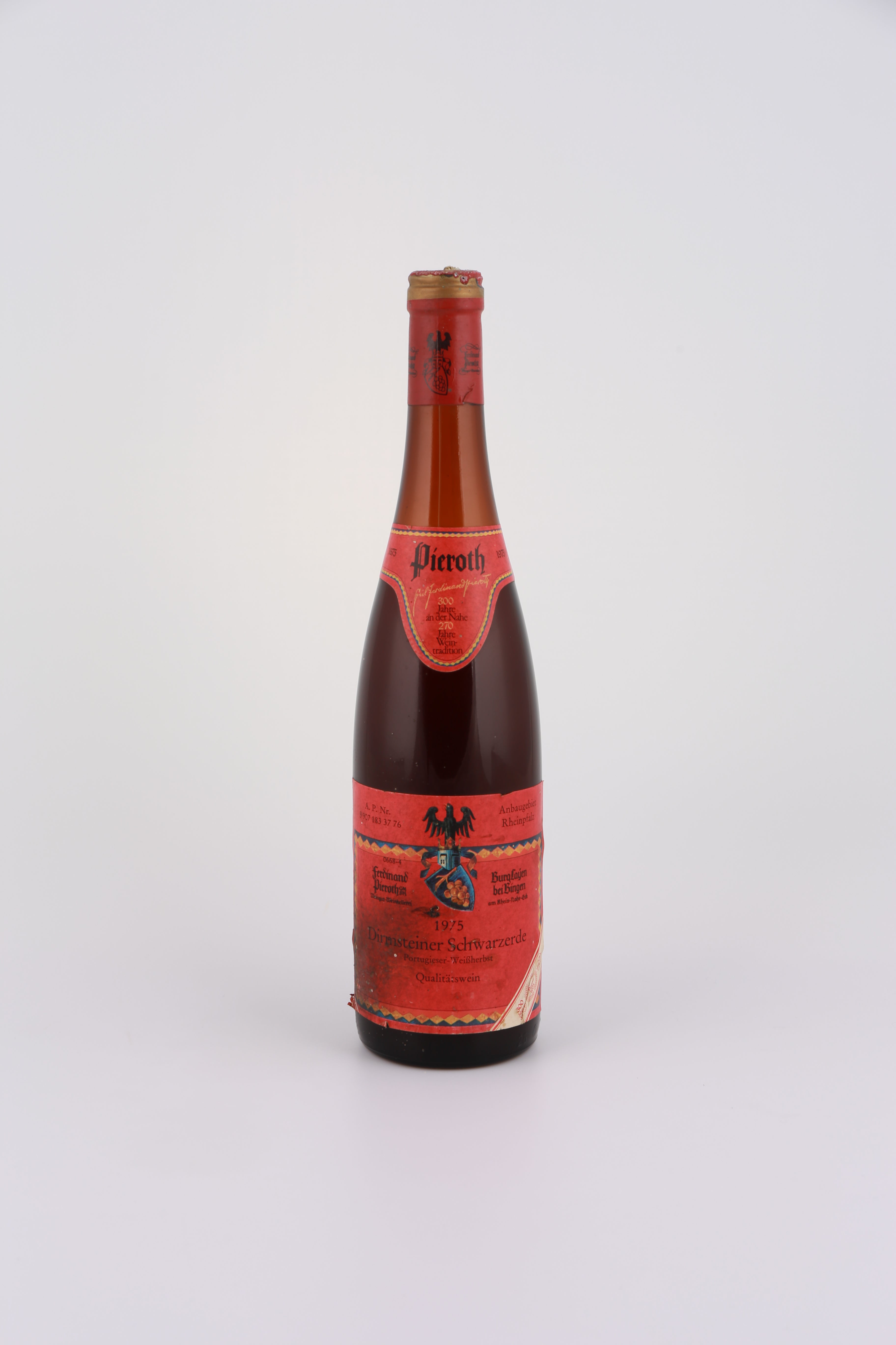 1975 Ferdinand Pieroth, Portugieser, Dirmsteiner Schwarzerde, Qba