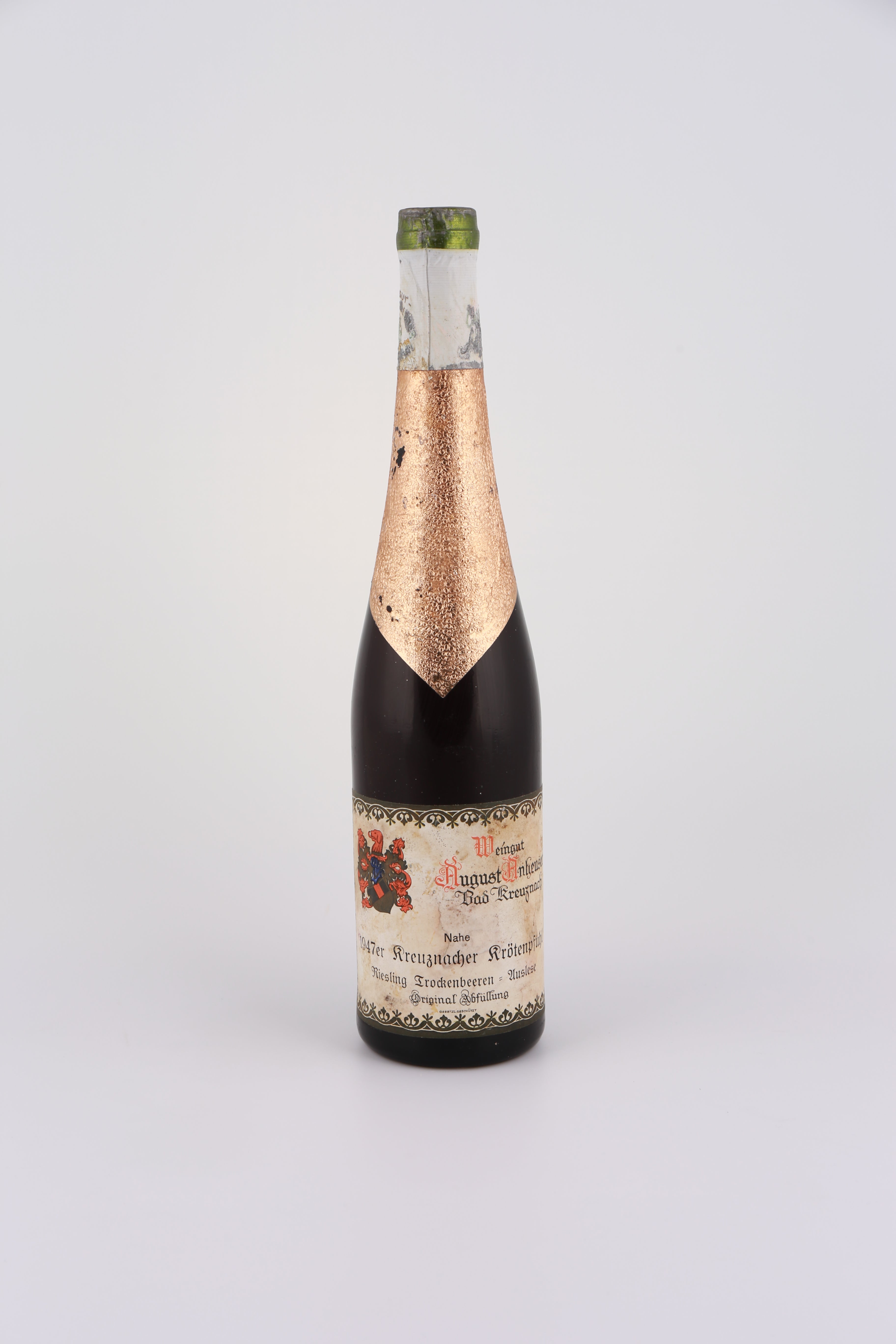 1947 August Anheuser, Riesling, Trockenbeerenauslese, edelsüß