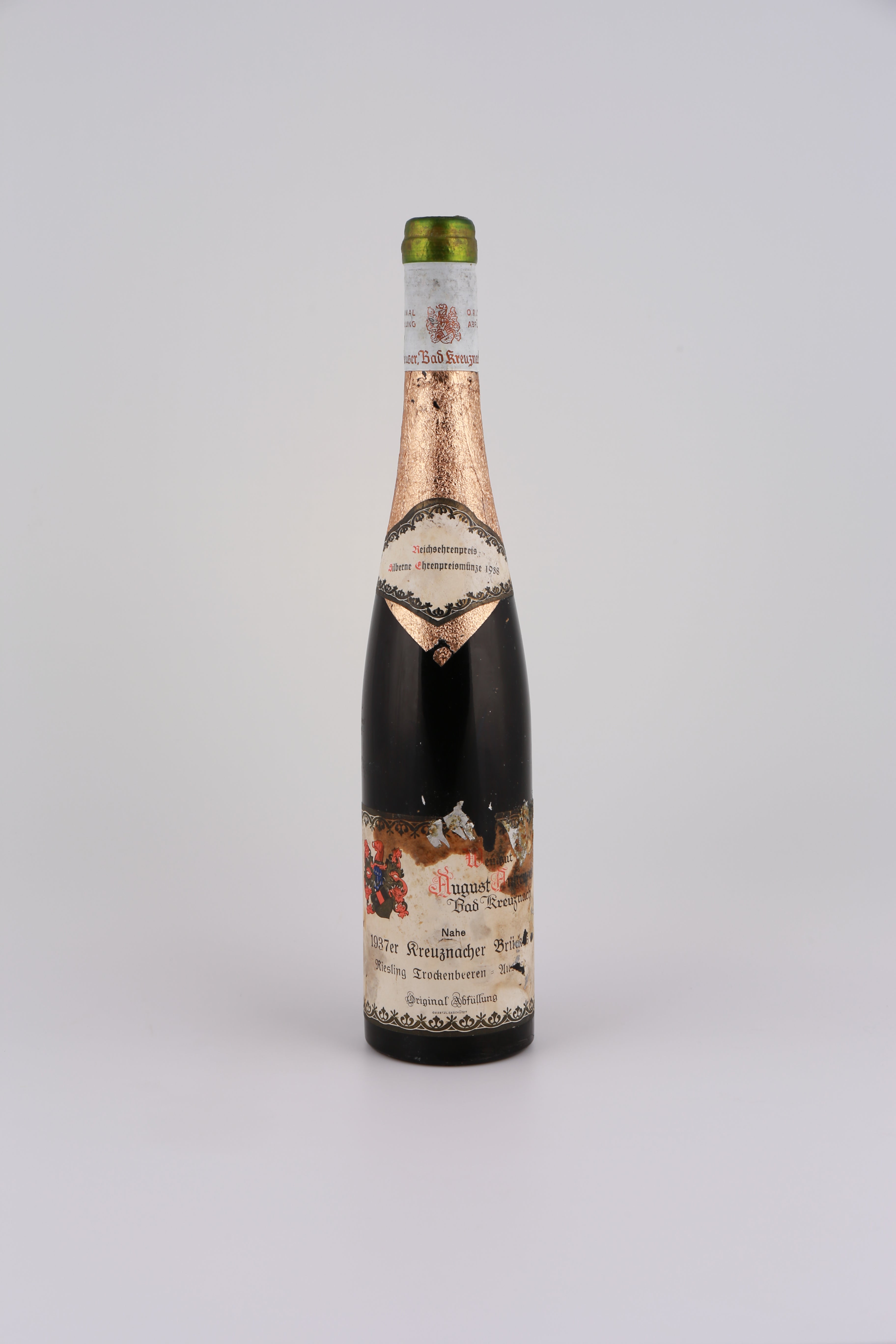 1937 August Anheuser, Riesling, Kreuznacher Brückes, Trockenbeerenauslese