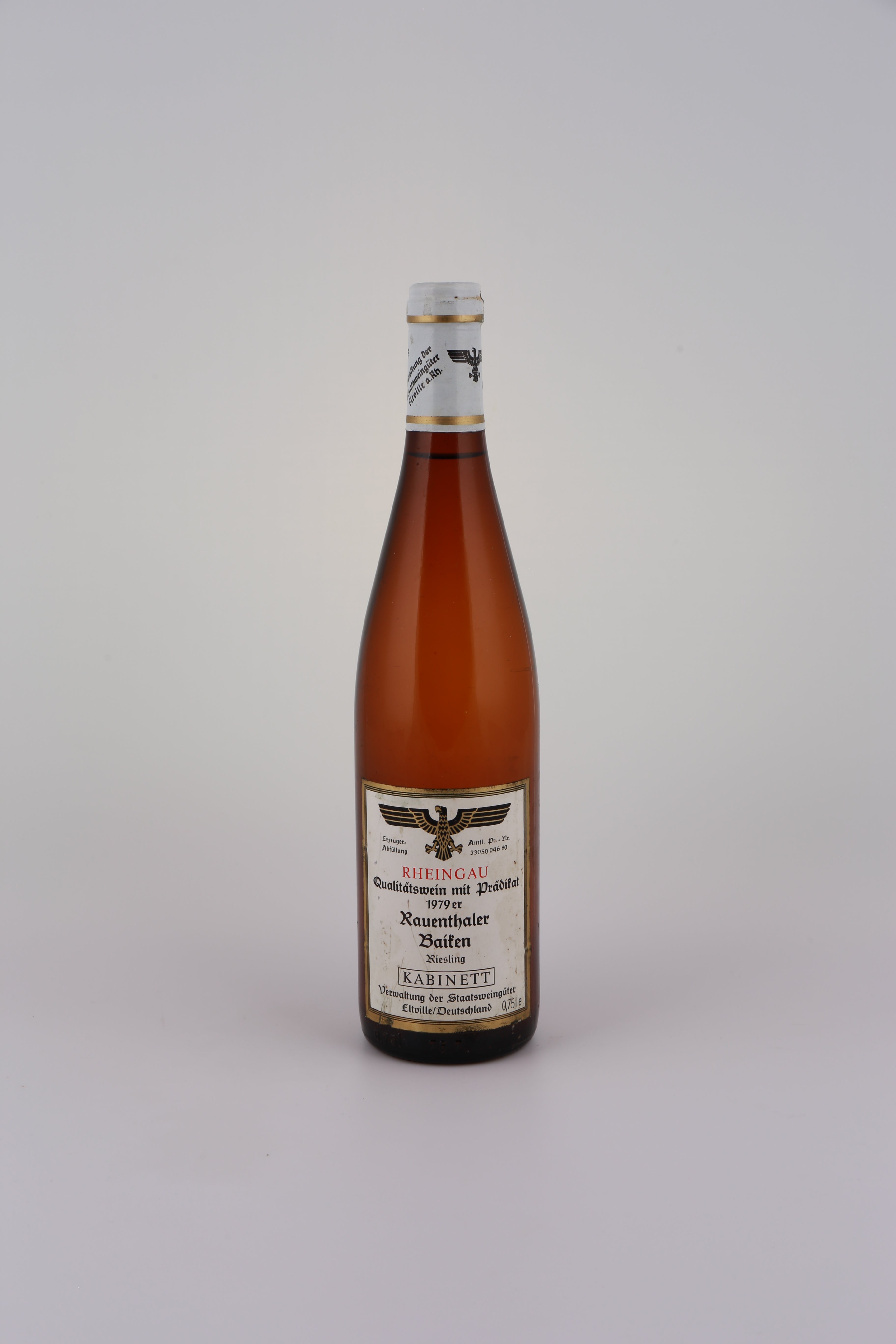 1979 Staatsweingüter Eltville, Riesling, Rauenthaler Baiken, Kabinett