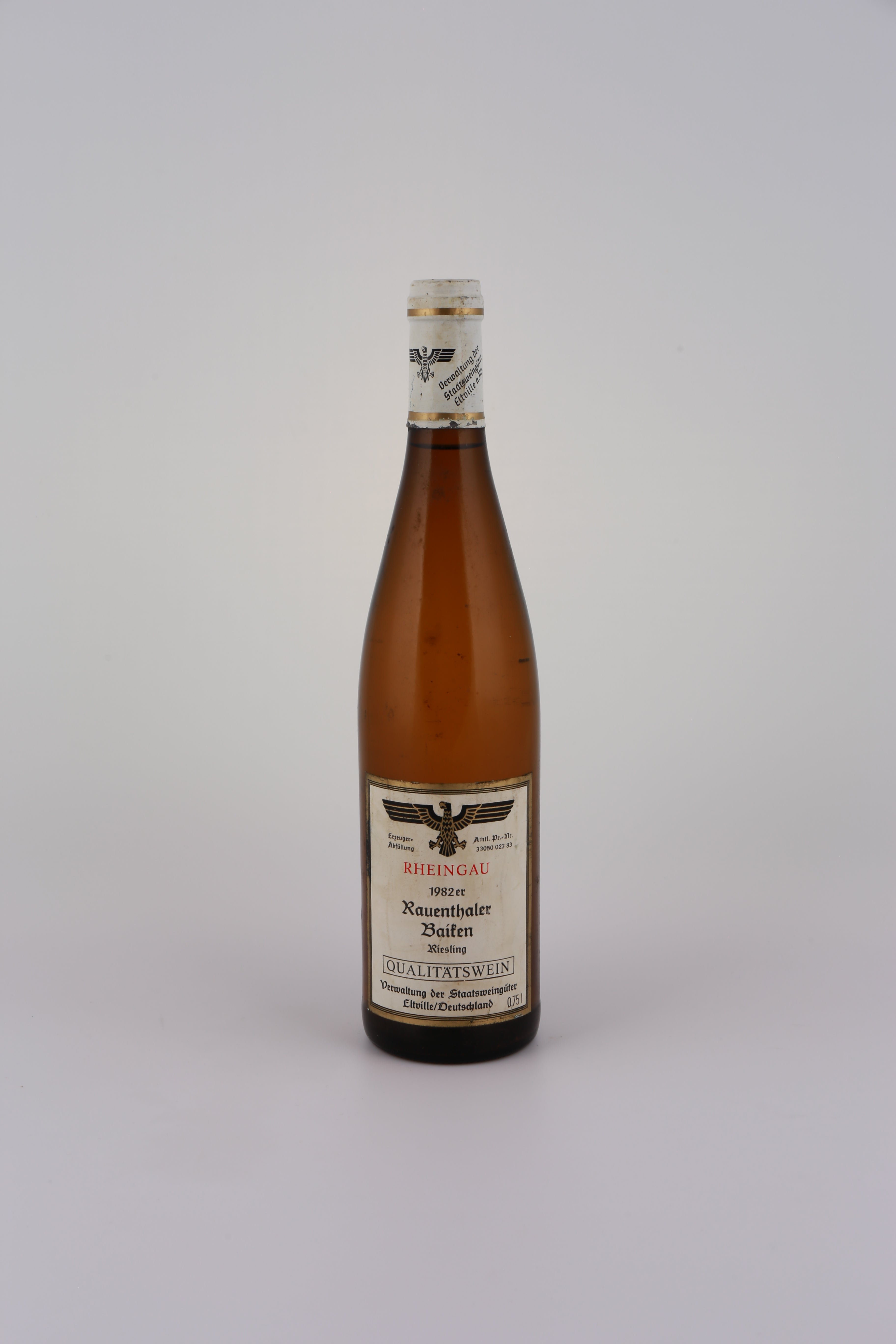 1982 Staatsweingüter Eltville, Riesling, Rauenthaler Baiken, Qba