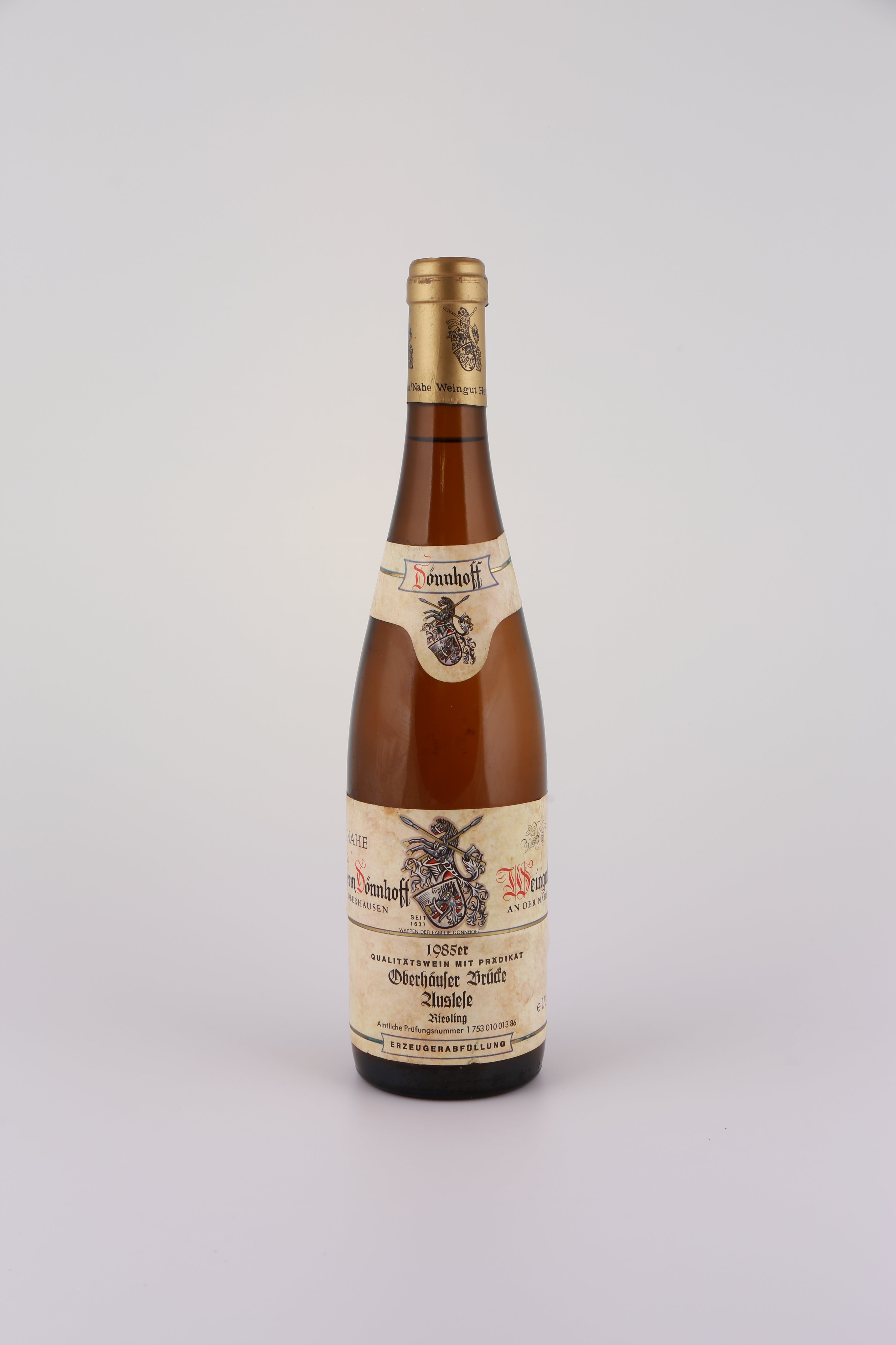 1985 Dönnhoff, Riesling, Oberhäuser Brücke, Auslese