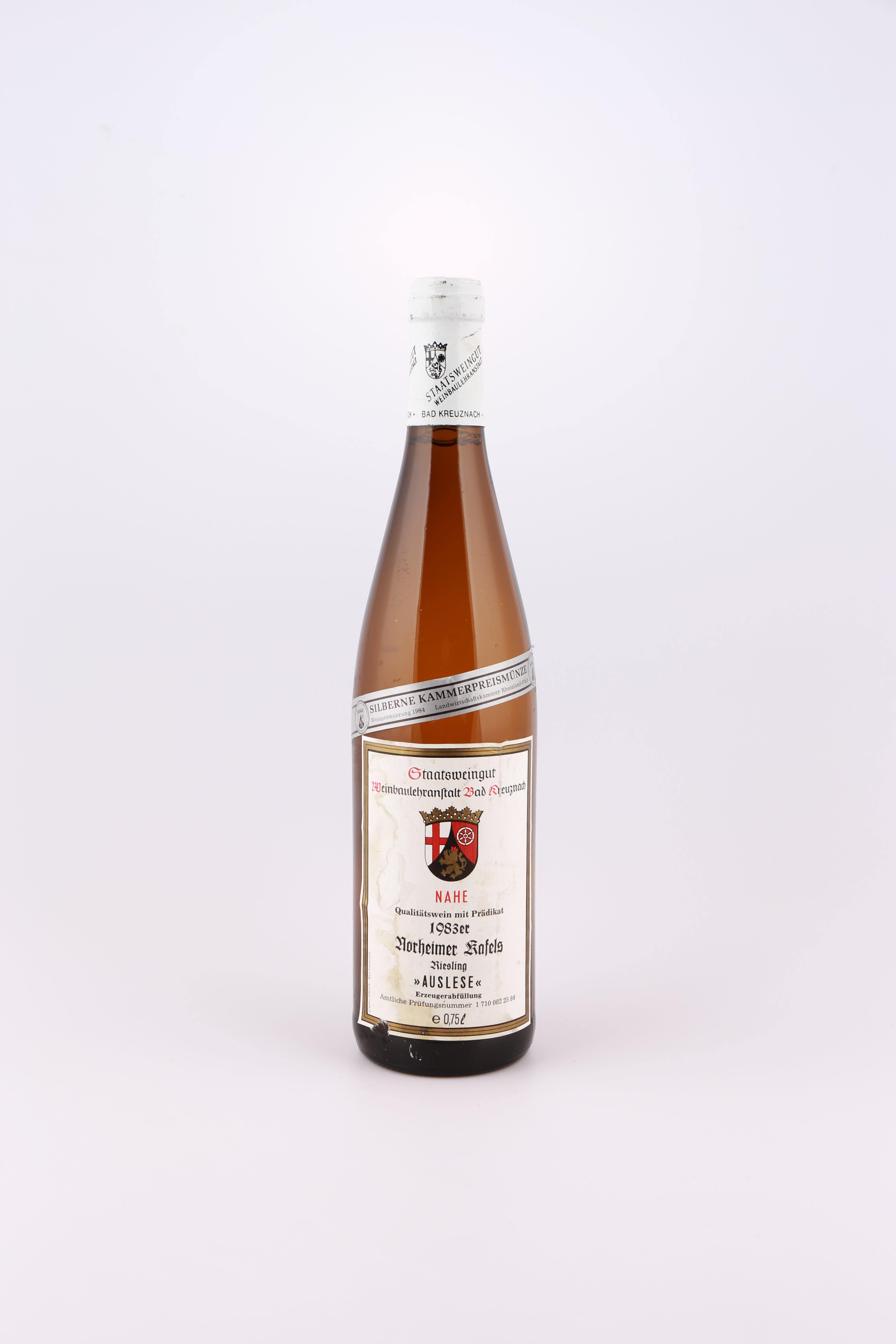 1983 Staatsweingut Weinbaulehranstalt Bad Kreuznach, Riesling, Hochheimer Kafels, Auslese