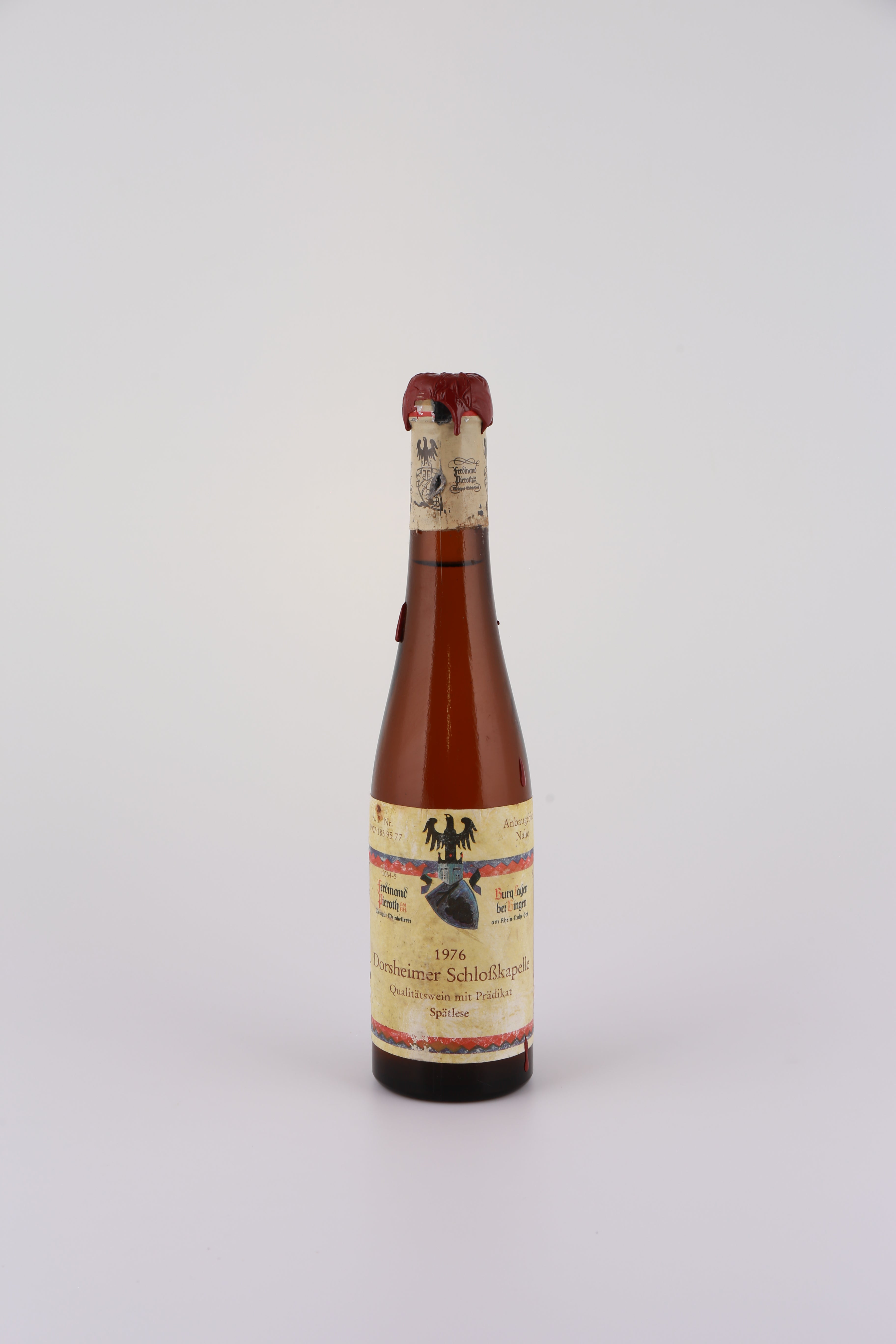 1976 Ferdinand Pieroth, Riesling, Dorsheimer Schlosskapelle, Spätlese