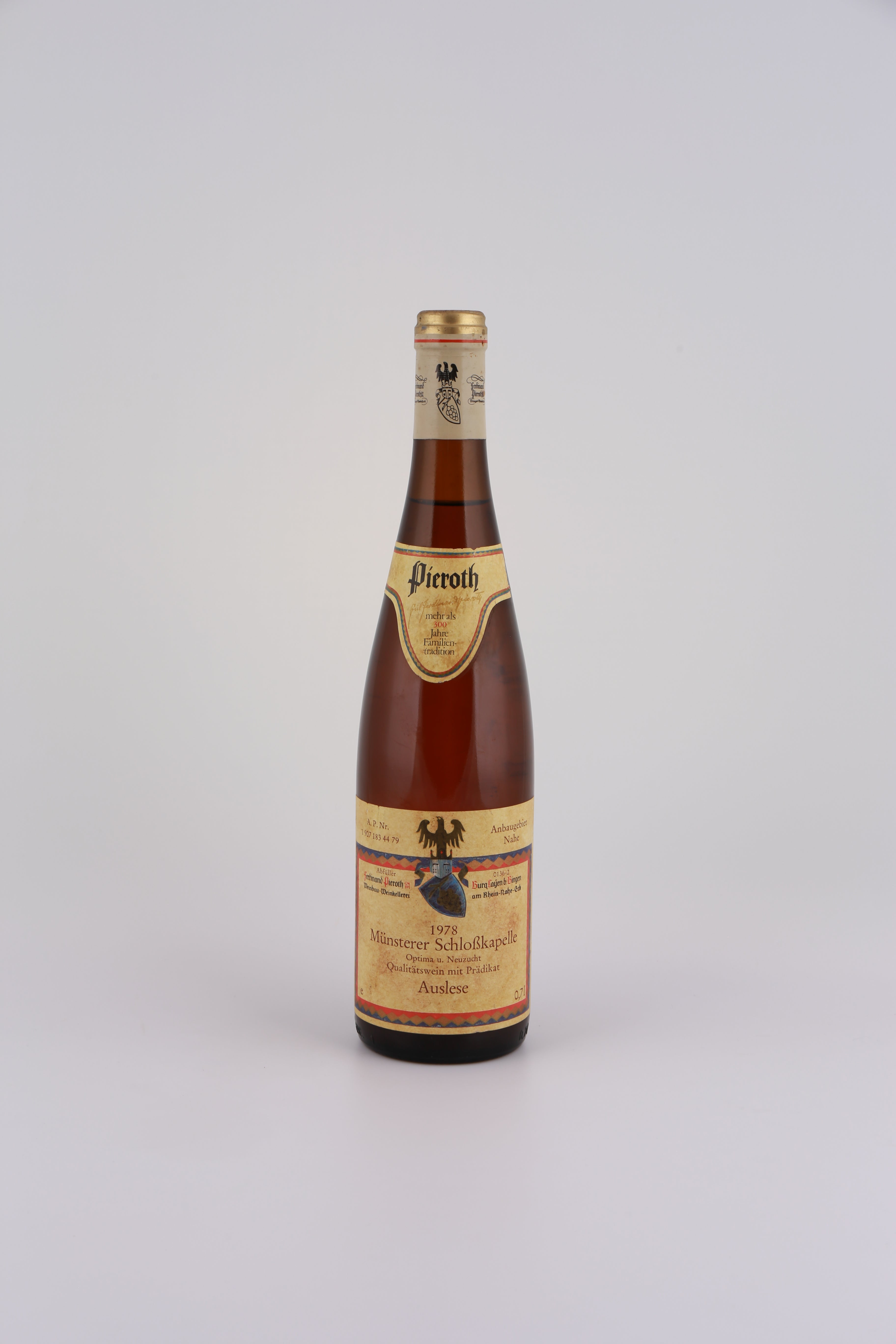 1978 Ferdinand Pieroth, Optima u. Neuzucht, Münsterer Schlosskapelle, Auslese