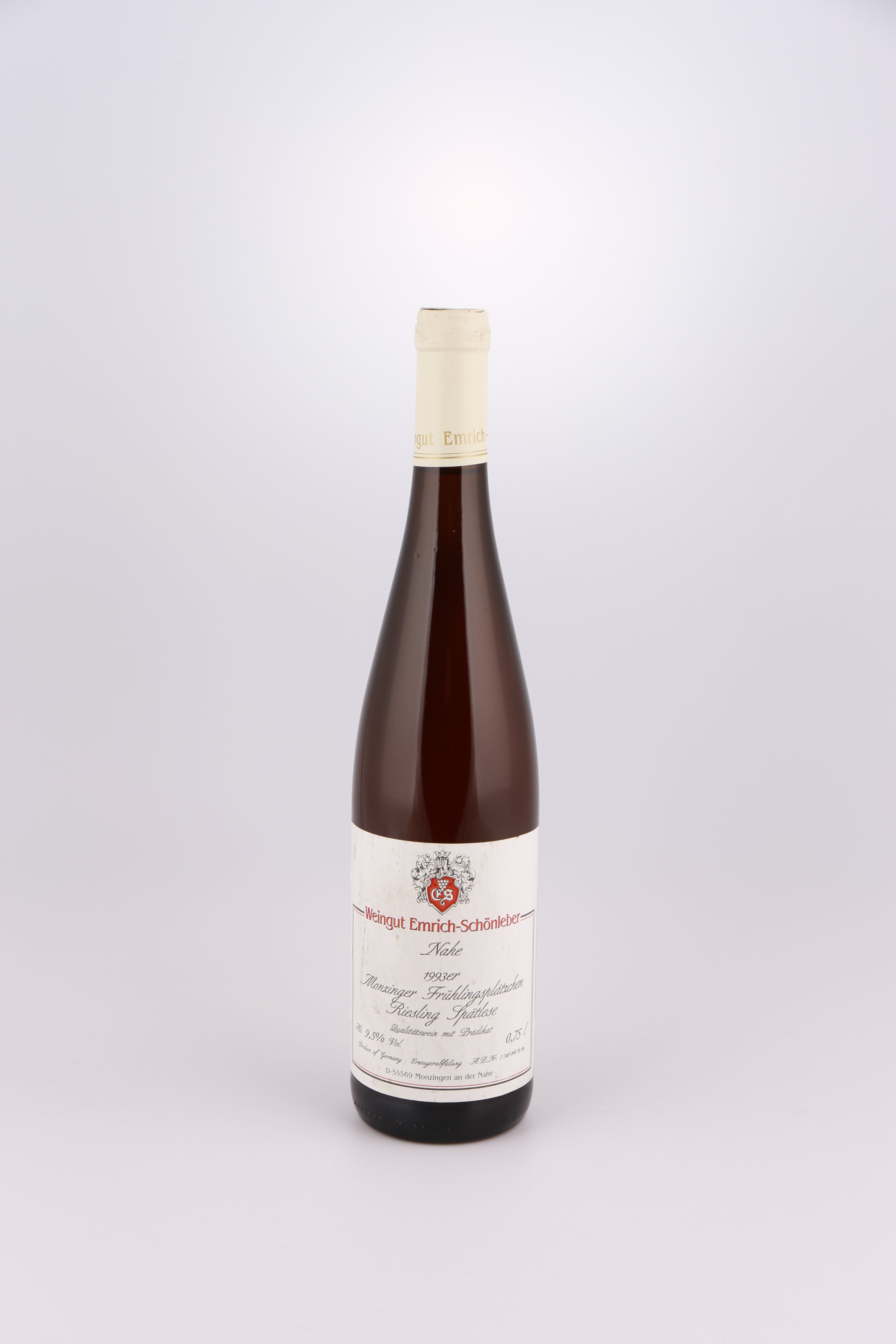 1993 Emrich Schönleber, Riesling, Monzinger Frühlingsplätzchen, Spätlese