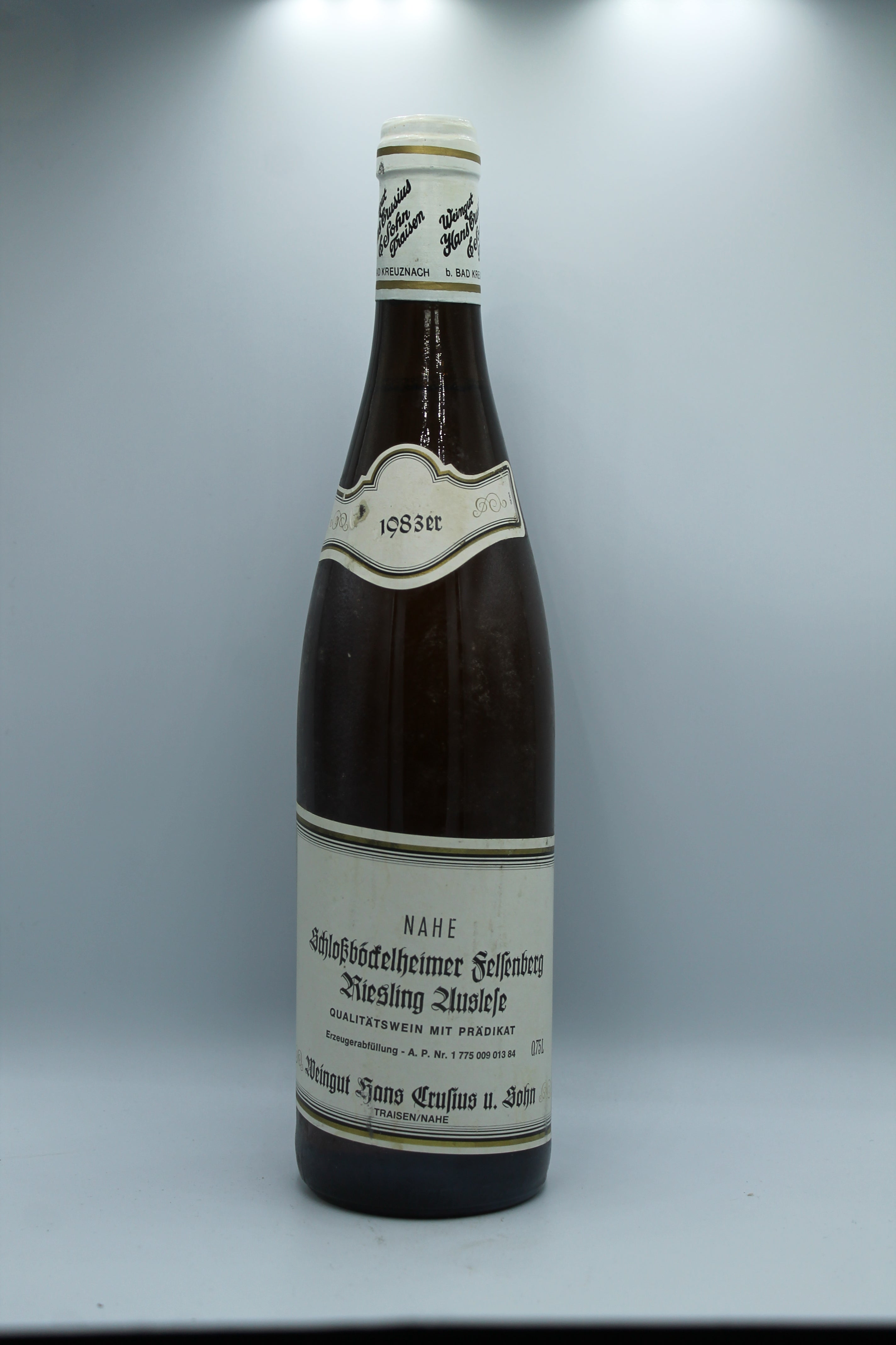 1983 Hans Crusius, Riesling, Schlossböckelheimer Felsenberg, Auslese